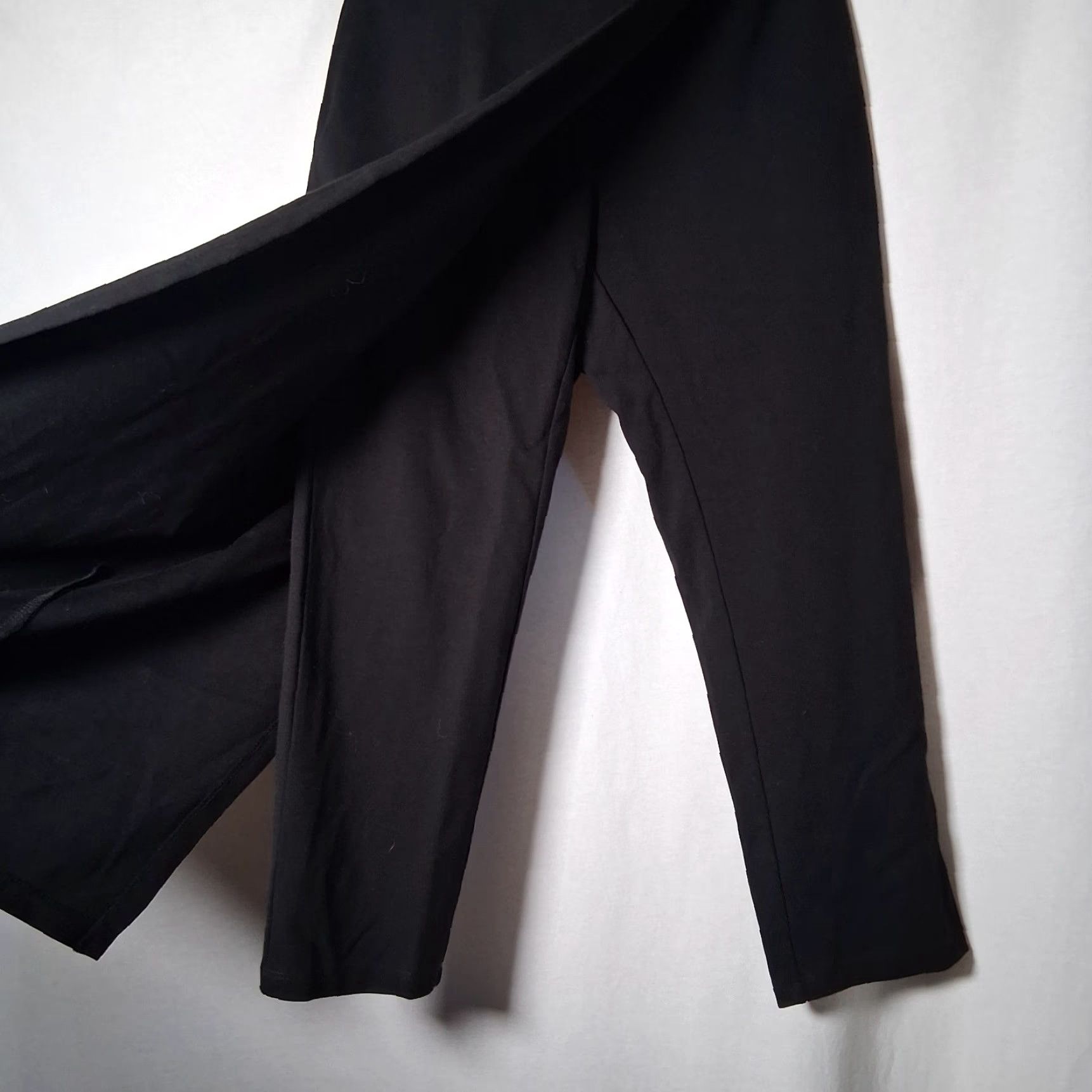 Vintage VINTAGE IMAN Global Chic Leggings Skirted Leggings Women XS S Black Nylon Spandex Rayon Stretch Knit 1999 Home Shopping Network Mens? Size 28" / US 6 / IT 42 - 2 Thumbnail