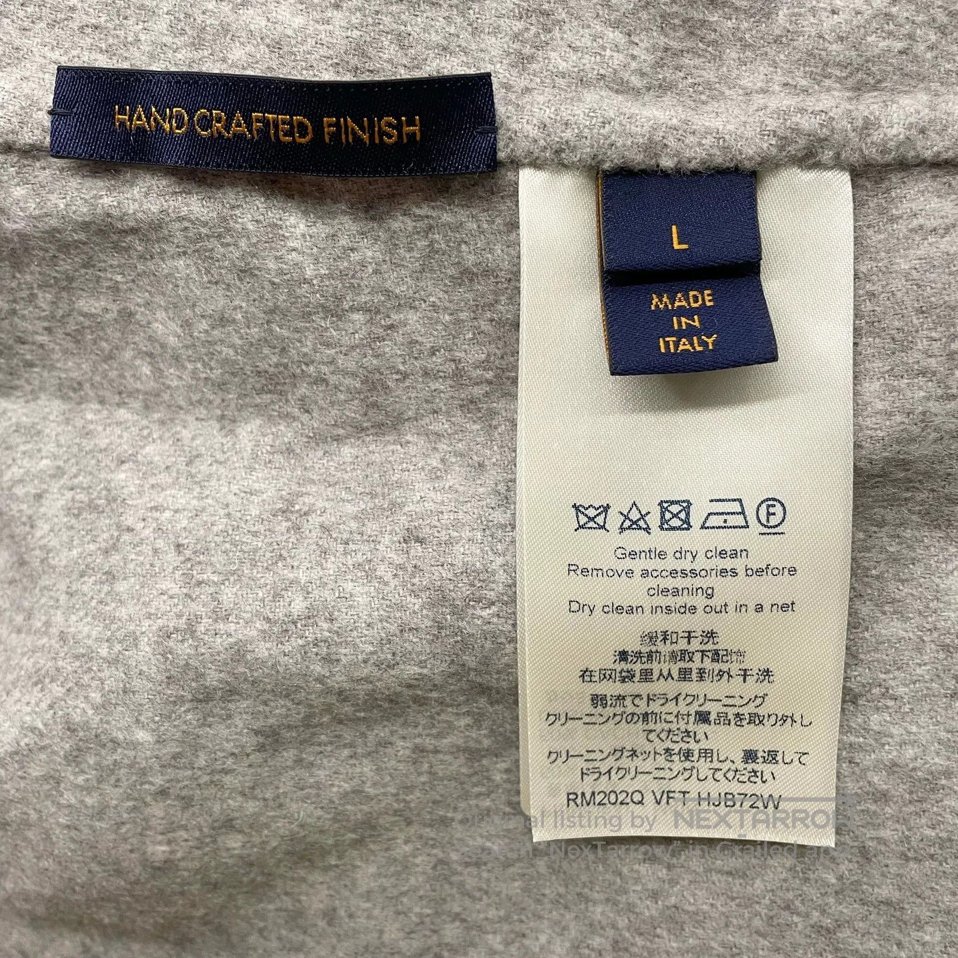 Louis Vuitton gray cashmere hooded sweatshirt size L. Size US L / EU 52-54 / 3 - 6 Thumbnail