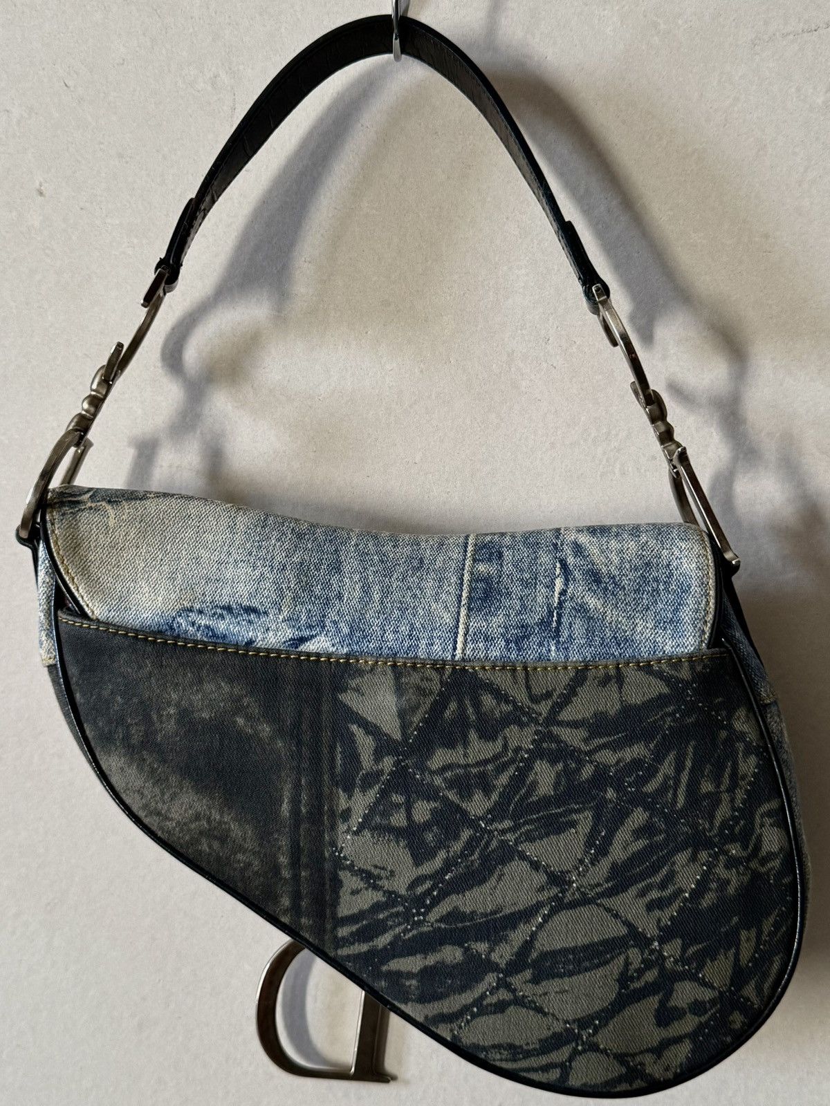 Dior Dior - John Galliano - SS2001 - Speedy way Denim -Saddle Bag Size ONE SIZE - 5 Thumbnail