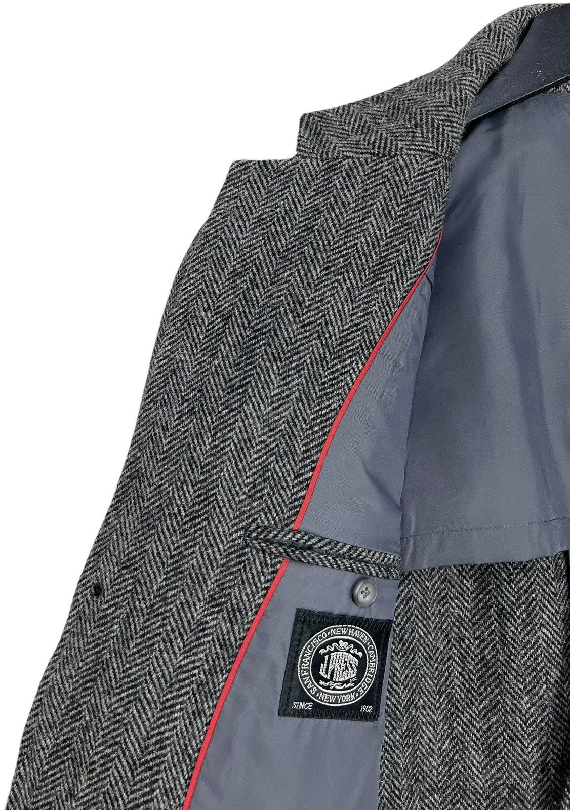 J. Press Vintage J Press Herringbone Wool Blazer Jacket Size US M / EU 48-50 / 2 - 7 Thumbnail