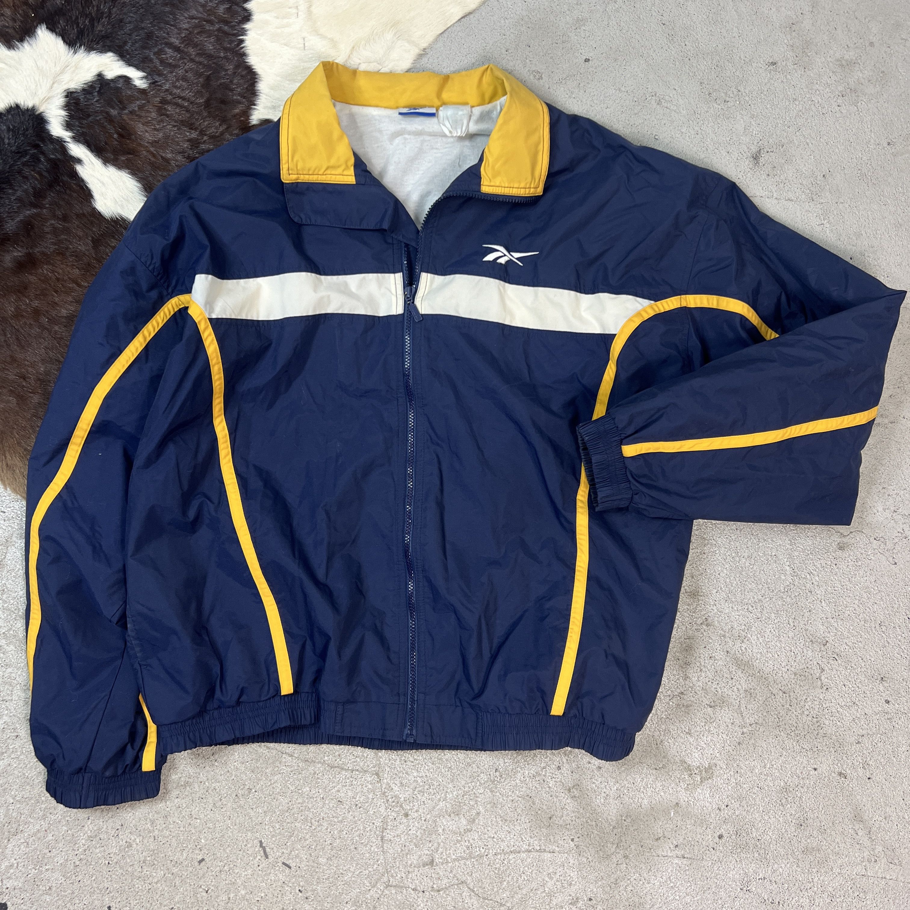 Reebok × Vintage Vintage Windbreaker Jacket Reebok 90s Size US L / EU 52-54 / 3 - 3 Thumbnail