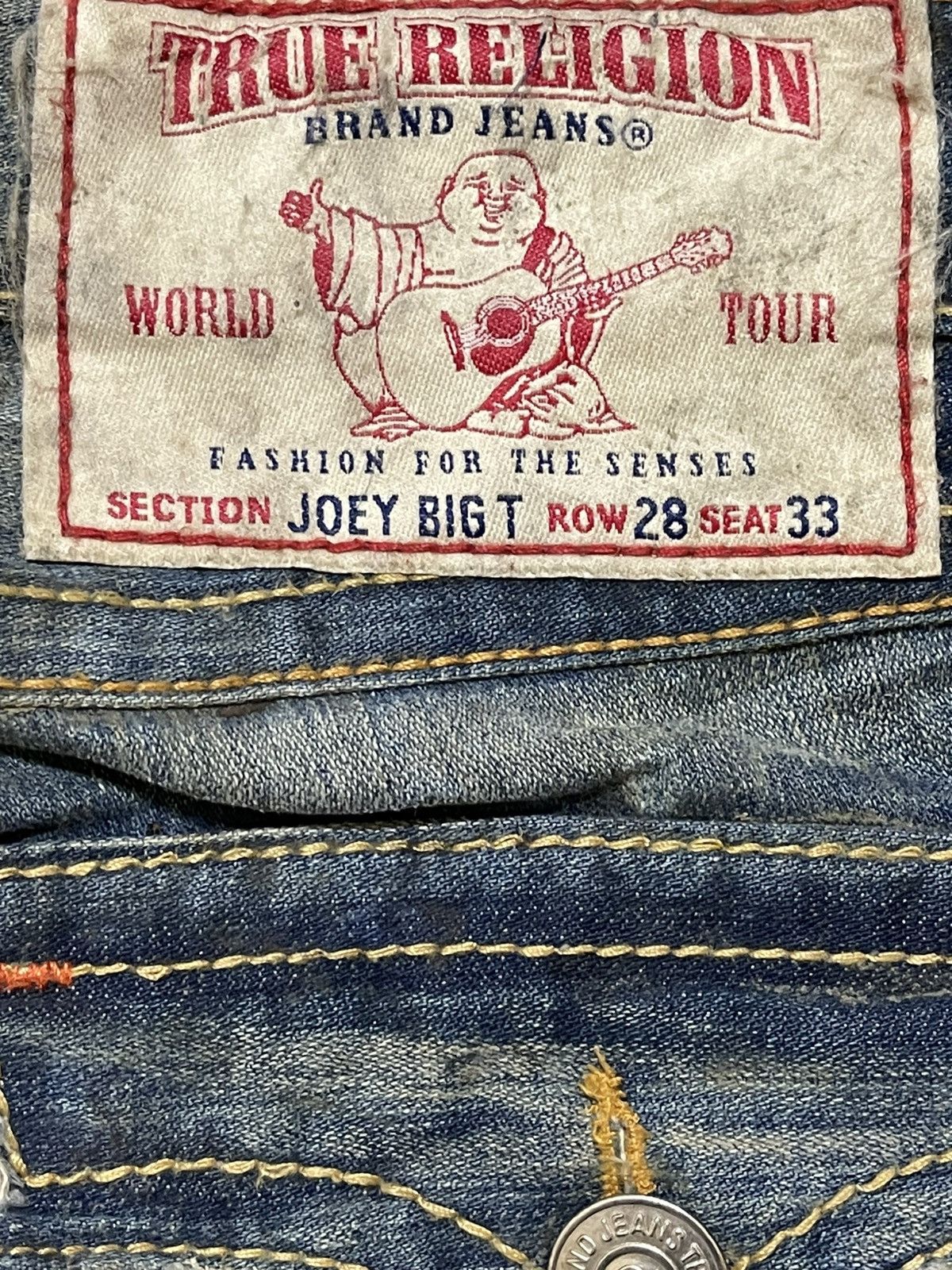 True Religion Vintage Usa True Religion Mud Wash Whiskers Bootcut Wide Leg Size US 31 - 9 Thumbnail