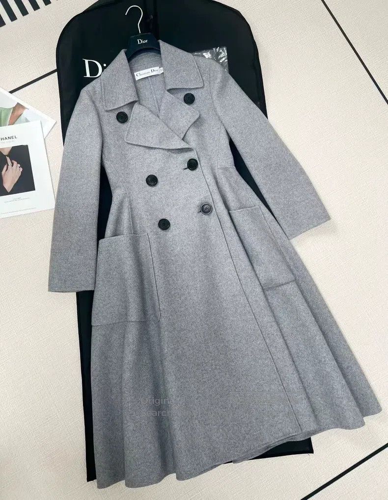Dior Dior Double-breasted coat Size XS / US 0-2 / IT 36-38 - 2 Thumbnail