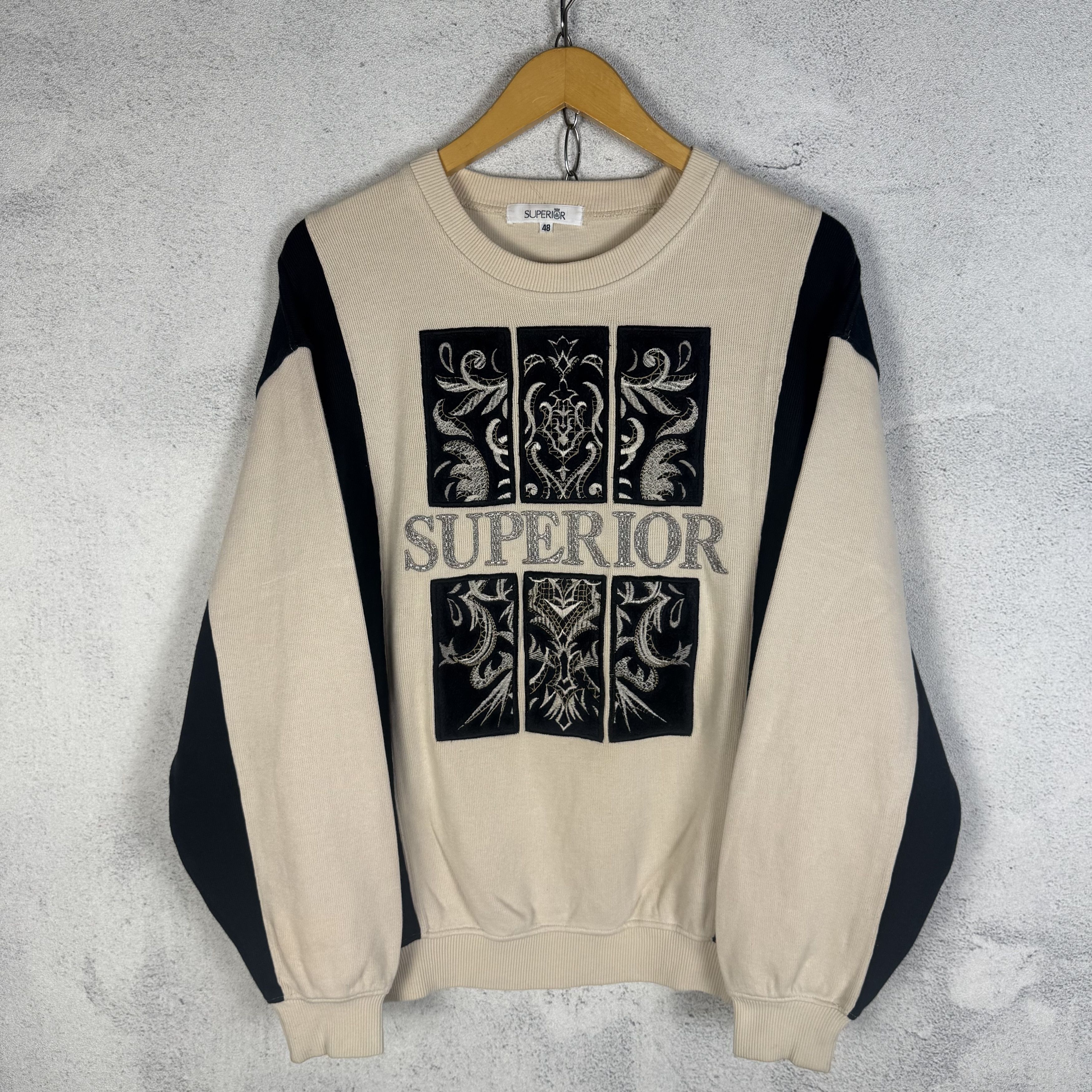 Japanese Brand 90s Superior Embroidery Aztec Ethnic Style Sweatshirt Size US M / EU 48-50 / 2 - 3 Thumbnail