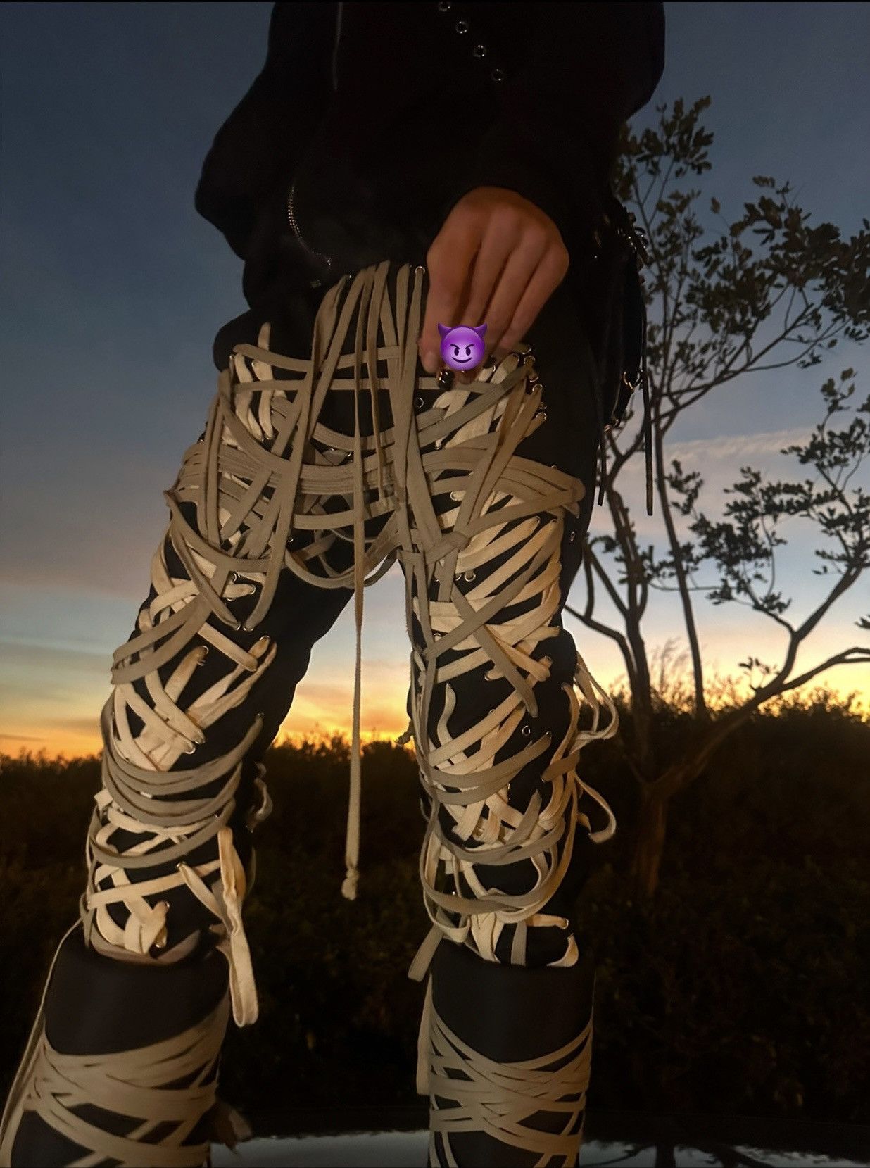 Rick Owens S/S 20 Tecuatl Megalace Pants | Grailed