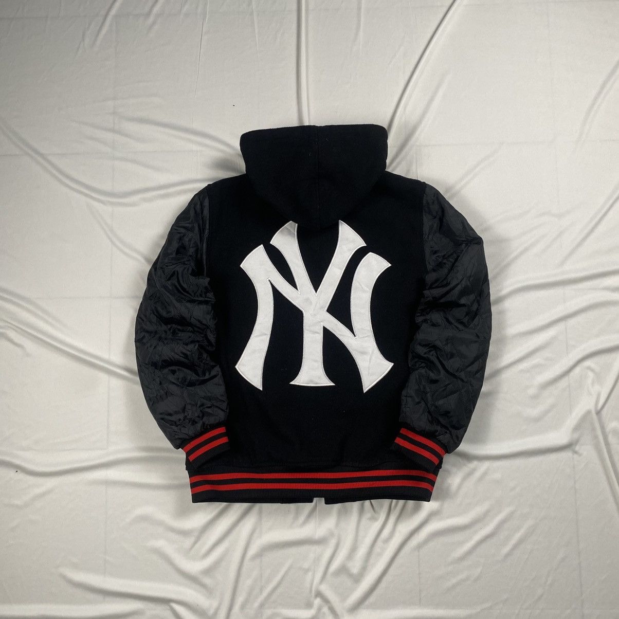 Majestic Vintage y2k Majesti New York Varsity Wool Jacket Size US M / EU 48-50 / 2 - 1 Thumbnail