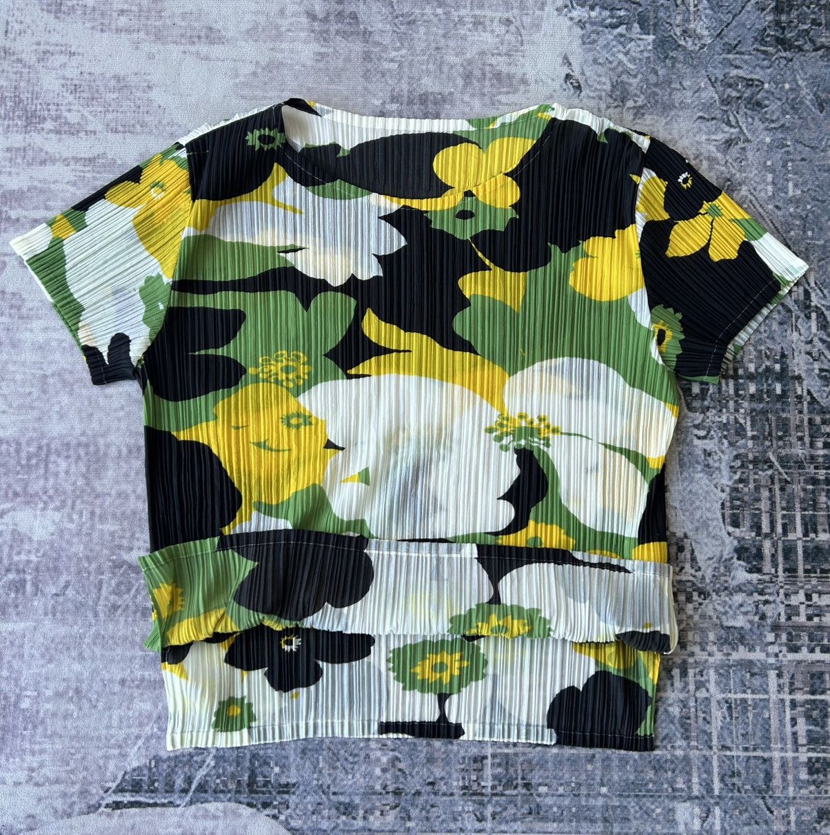 Issey Miyake Issey Miyake Pleats Please Full Pattern Flowers Size S / US 4 / IT 40 - 5 Thumbnail