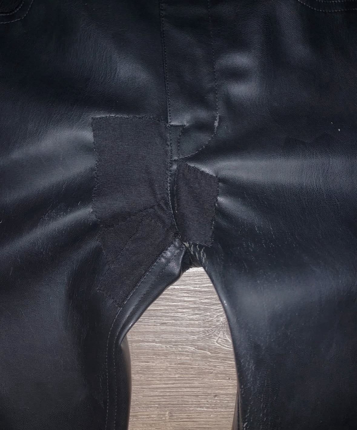 Rick Owens × Rick Owens Drkshdw Rick Owens Vegan Leather Bootcuts Size US 31 - 5 Thumbnail
