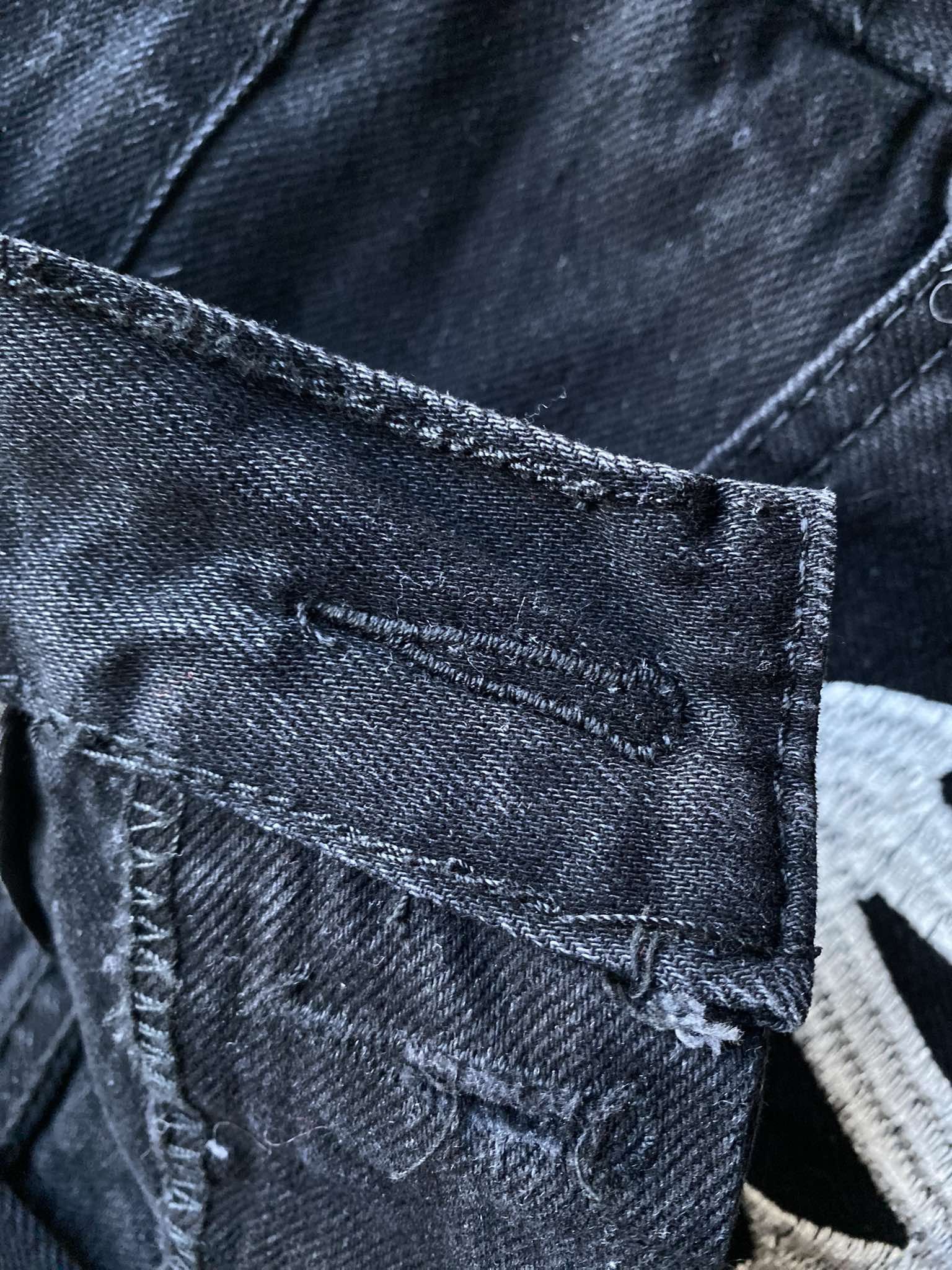 Revenge Revenge Embroidered Denim Black Arch Logo Jeans XXXTENTACION Size US 32 / EU 48 - 5 Thumbnail