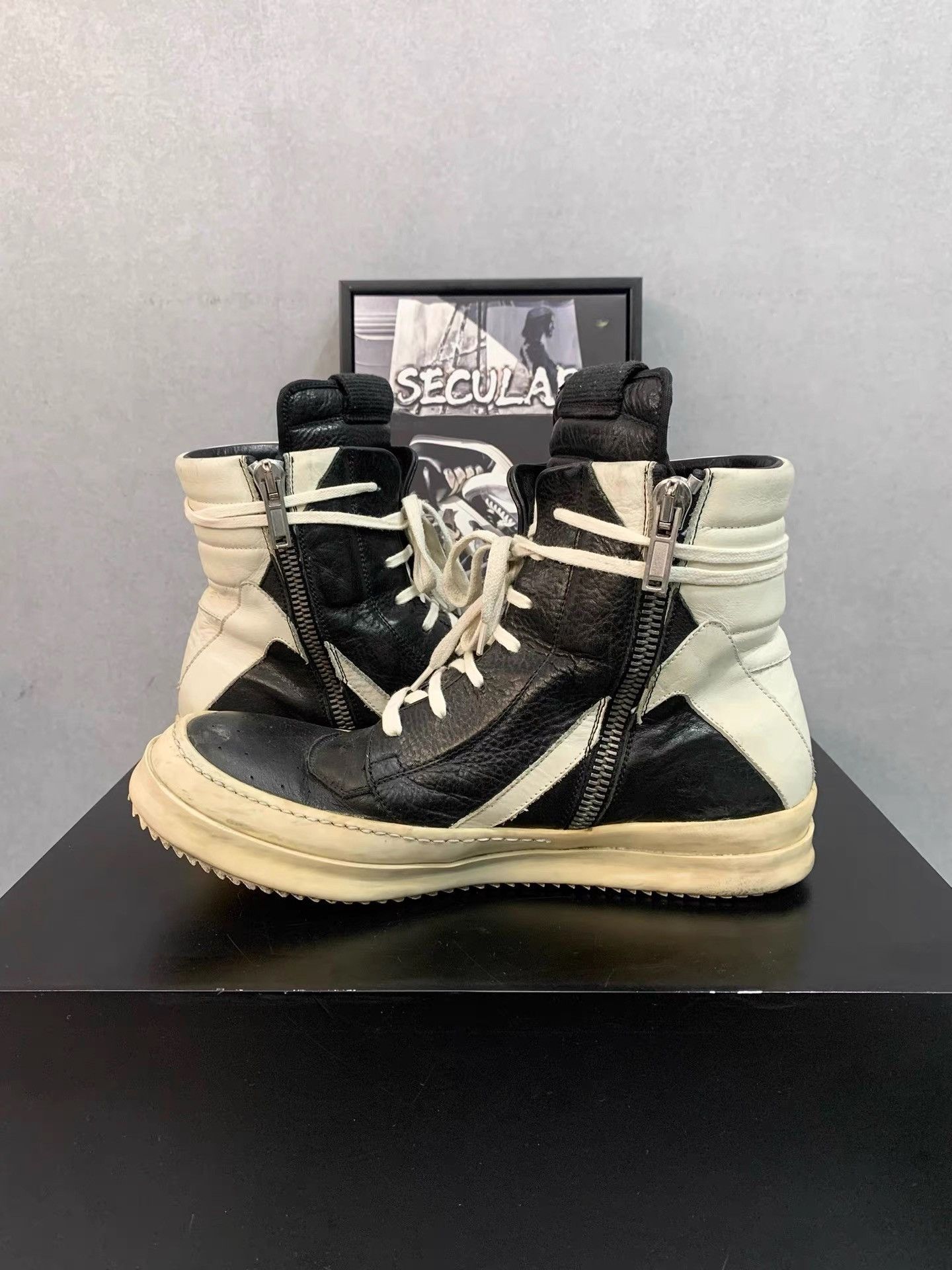 Rick Owens Rick Owens 10SS Original Stapled Geobasket K34 Size US 10 / EU 43 - 6 Thumbnail