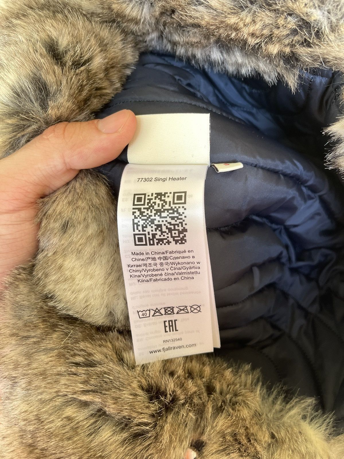 Fjallraven Fjallraven G1000 Faux Fur Singi Trapper Winter Outdoor Hat Size ONE SIZE - 17 Thumbnail