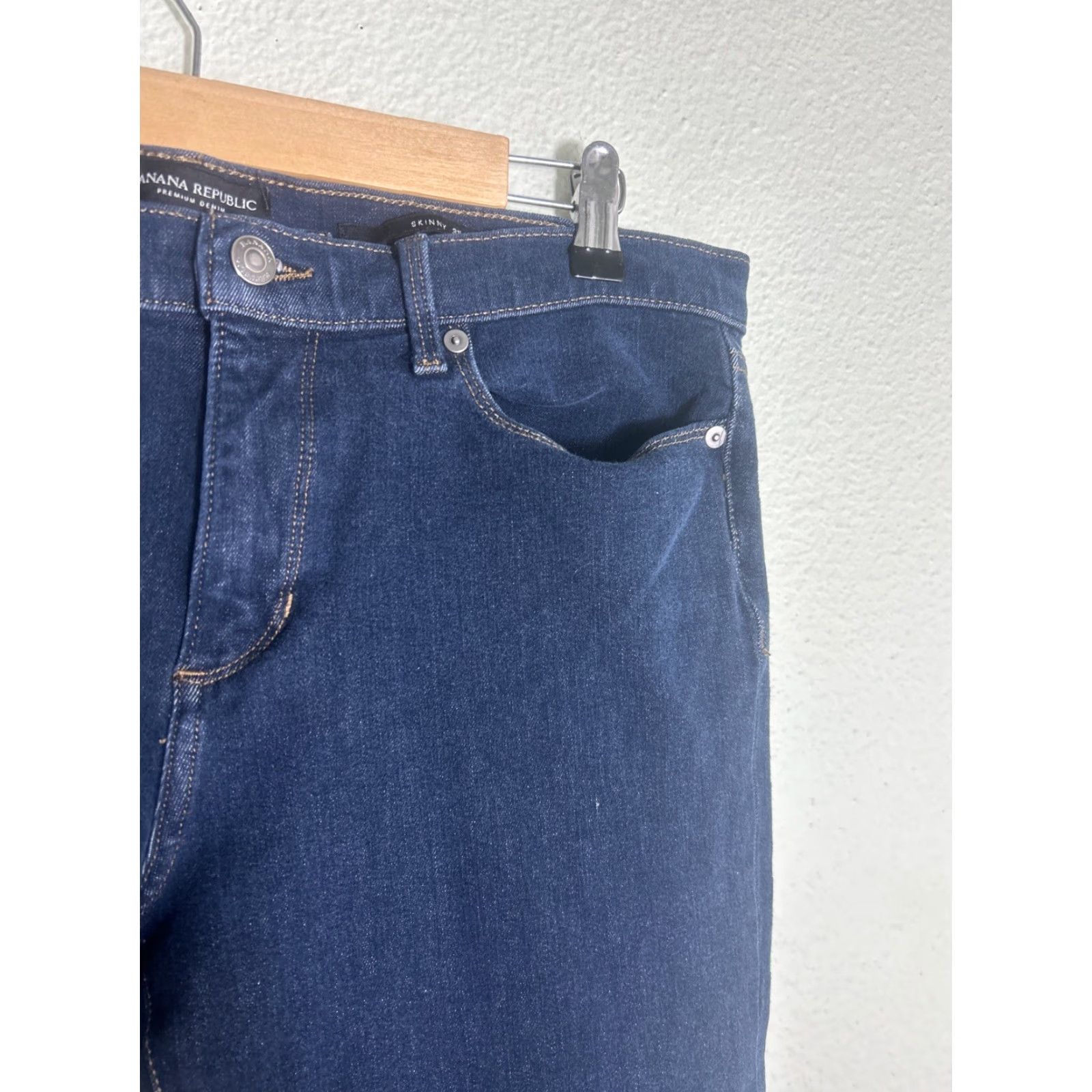 Banana Republic Banana Republic Jeans Woman Skinny Dark Wash 31x30 Size 24" / US 00 / IT 34 - 5 Thumbnail