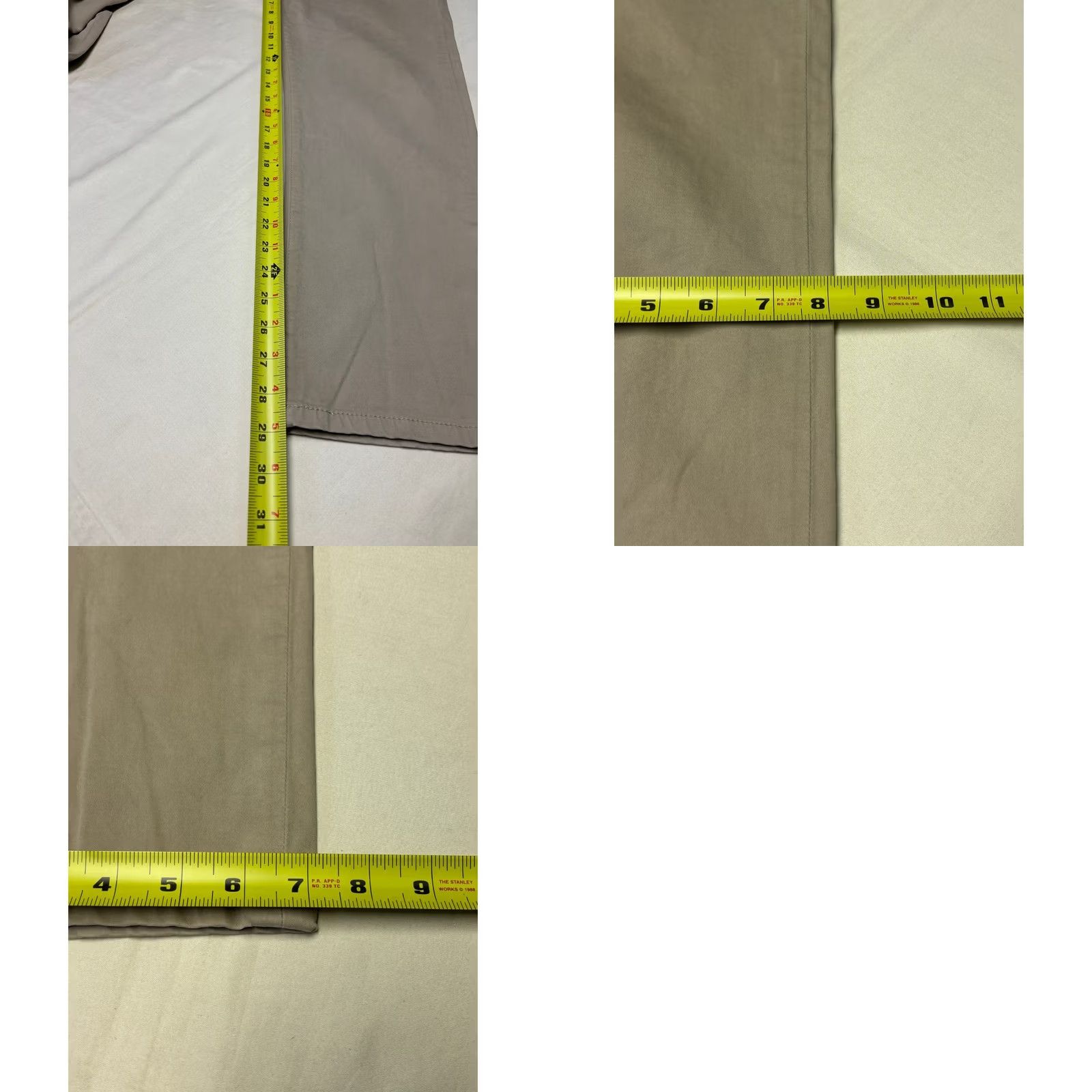 Vintage AG Adriano Goldschmied The Tellis Modern Slim Pants 33x29 Tan Khaki Size US 33 - 9 Thumbnail
