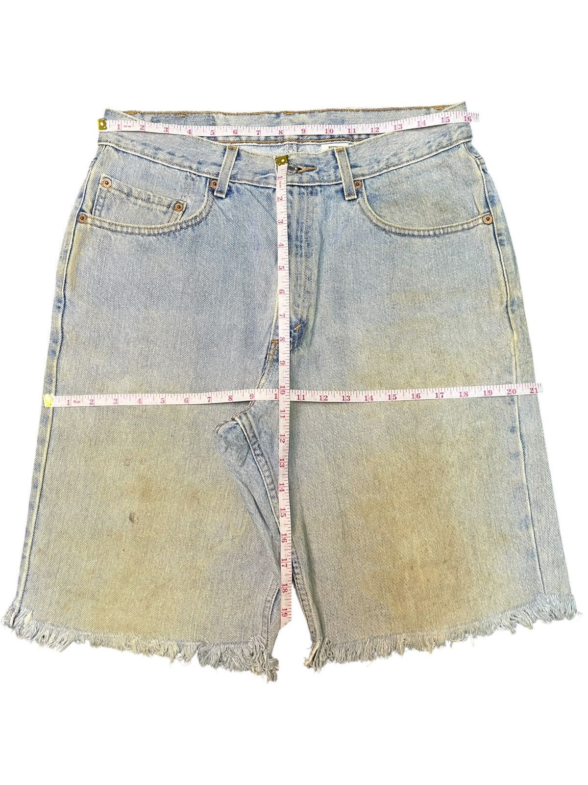 Levi's Vintage 90s Levis 550 Mud Wash Skate Jean Shorts Size US 32 / EU 48 - 6 Thumbnail