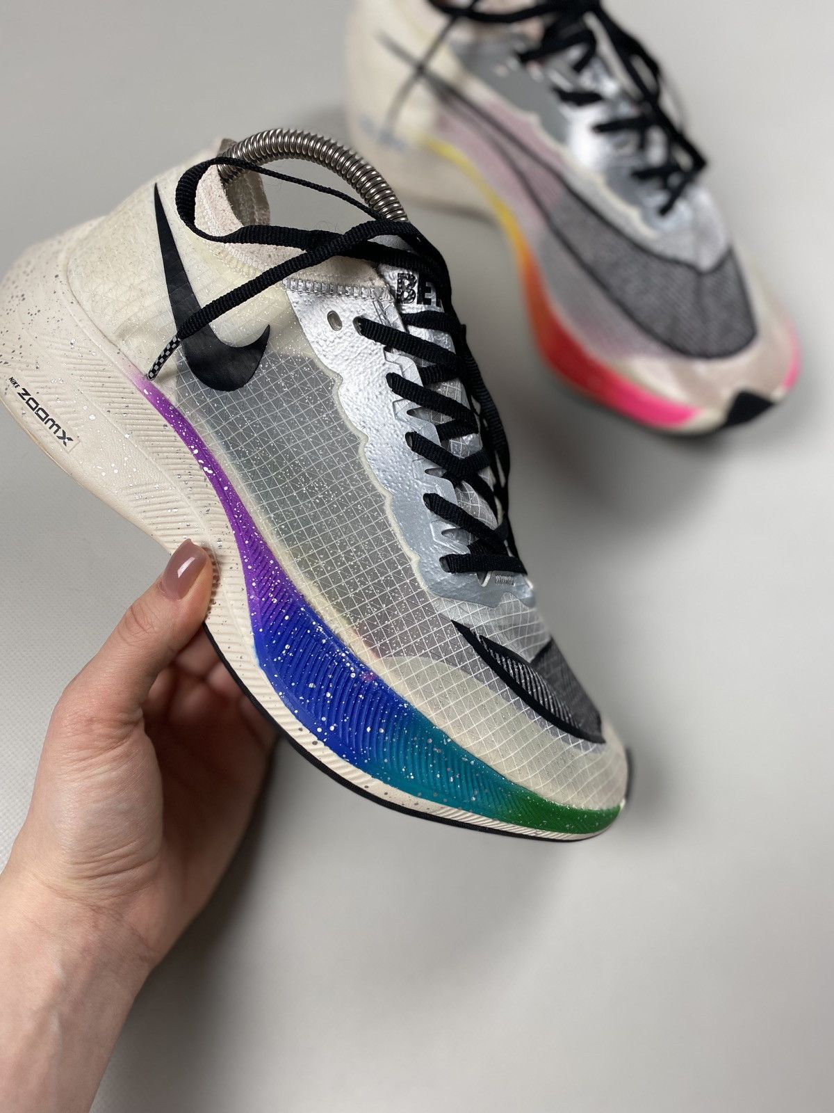 Nike Nike Zoom X Vaporfly Next ‘Be True’ Pride Marathon Sneakers Size US 7 / EU 40 - 5 Thumbnail