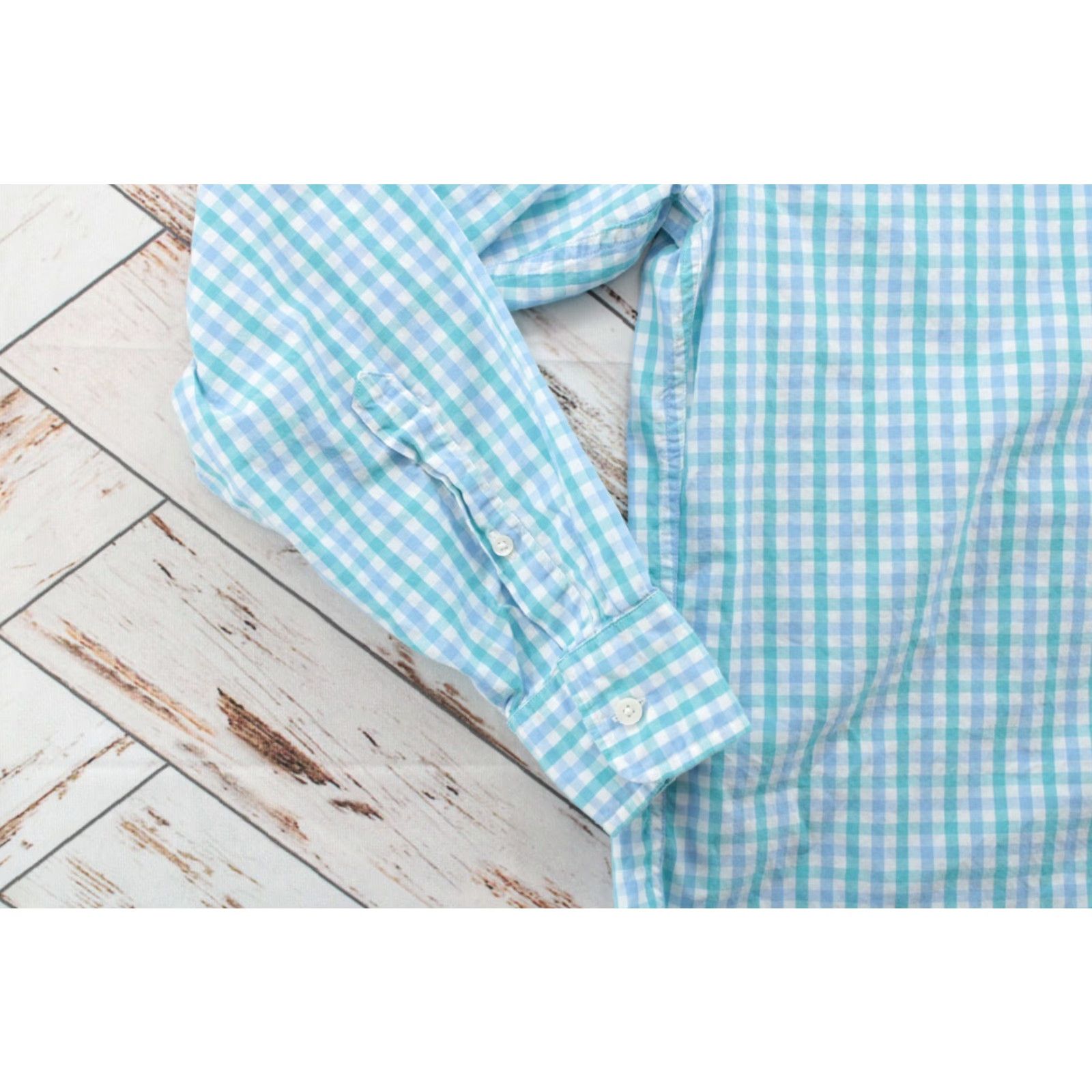 J.Crew J. Crew Shirt Men’s XL Blue Gingham Check Button-Down Long Sleeve Casual Summer Size US XL / EU 56 / 4 - 4 Thumbnail