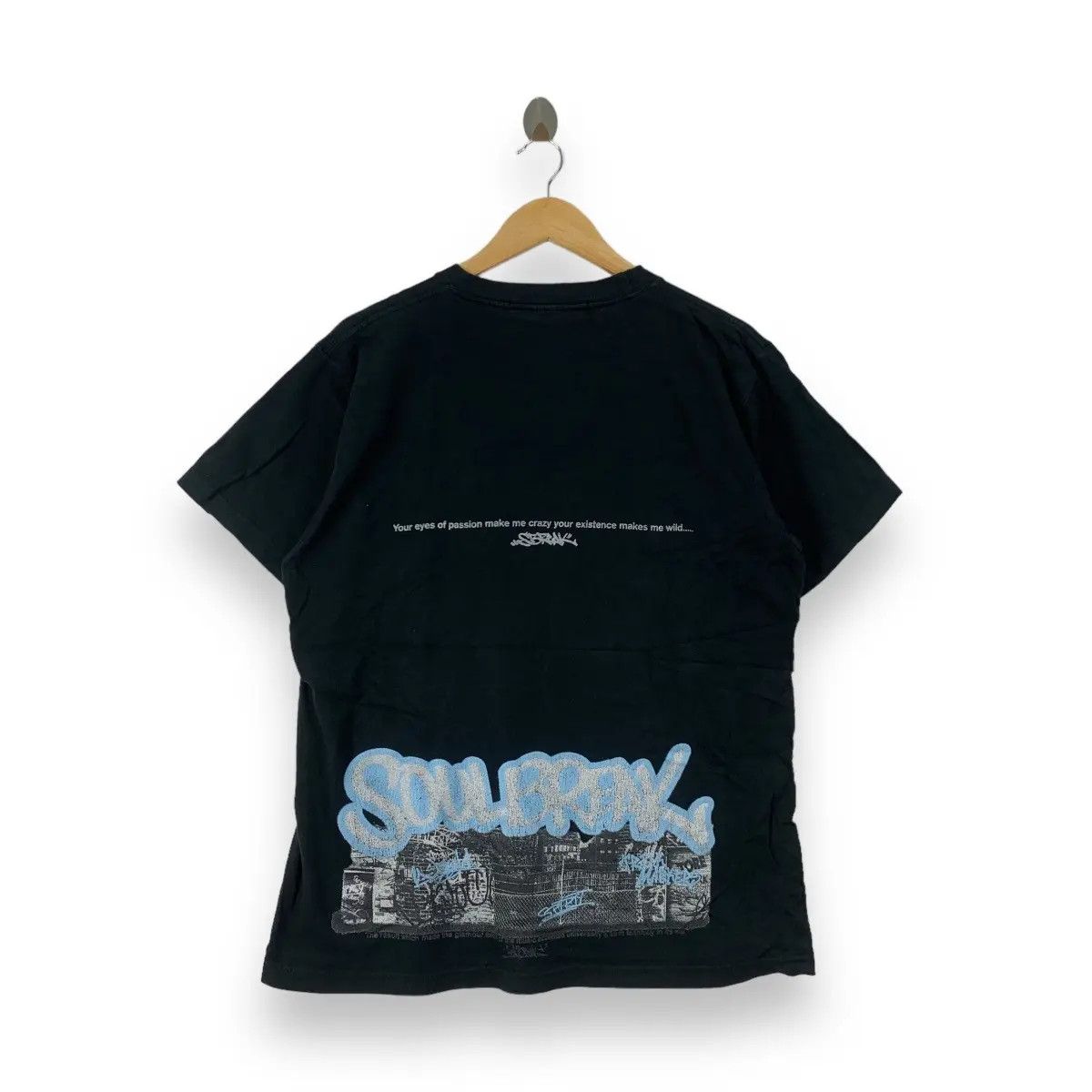 Vintage Vintage FUNK SOUL BREAK Hip Hop Rap Graffiti Tee Shirt Top Size US L / EU 52-54 / 3 - 4 Thumbnail