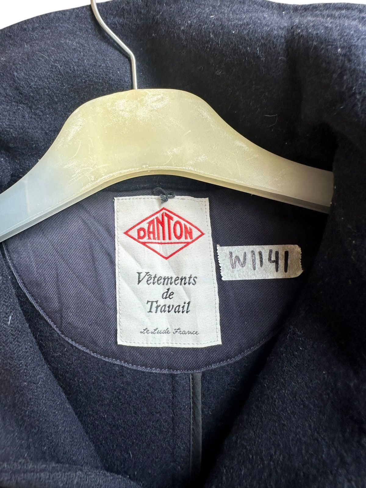 Danton Danton Wool Hooded Coat Navy Workwear Jacket Chore Style Size S / US 4 / IT 40 - 7 Thumbnail