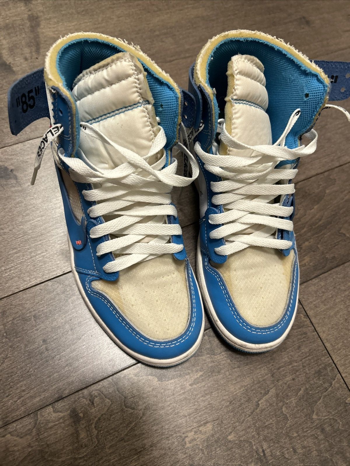 Nike × Off-White Size 6 - Jordan 1 Retro OG x Off-White High UNC Size US 6 / EU 39 - 11 Thumbnail