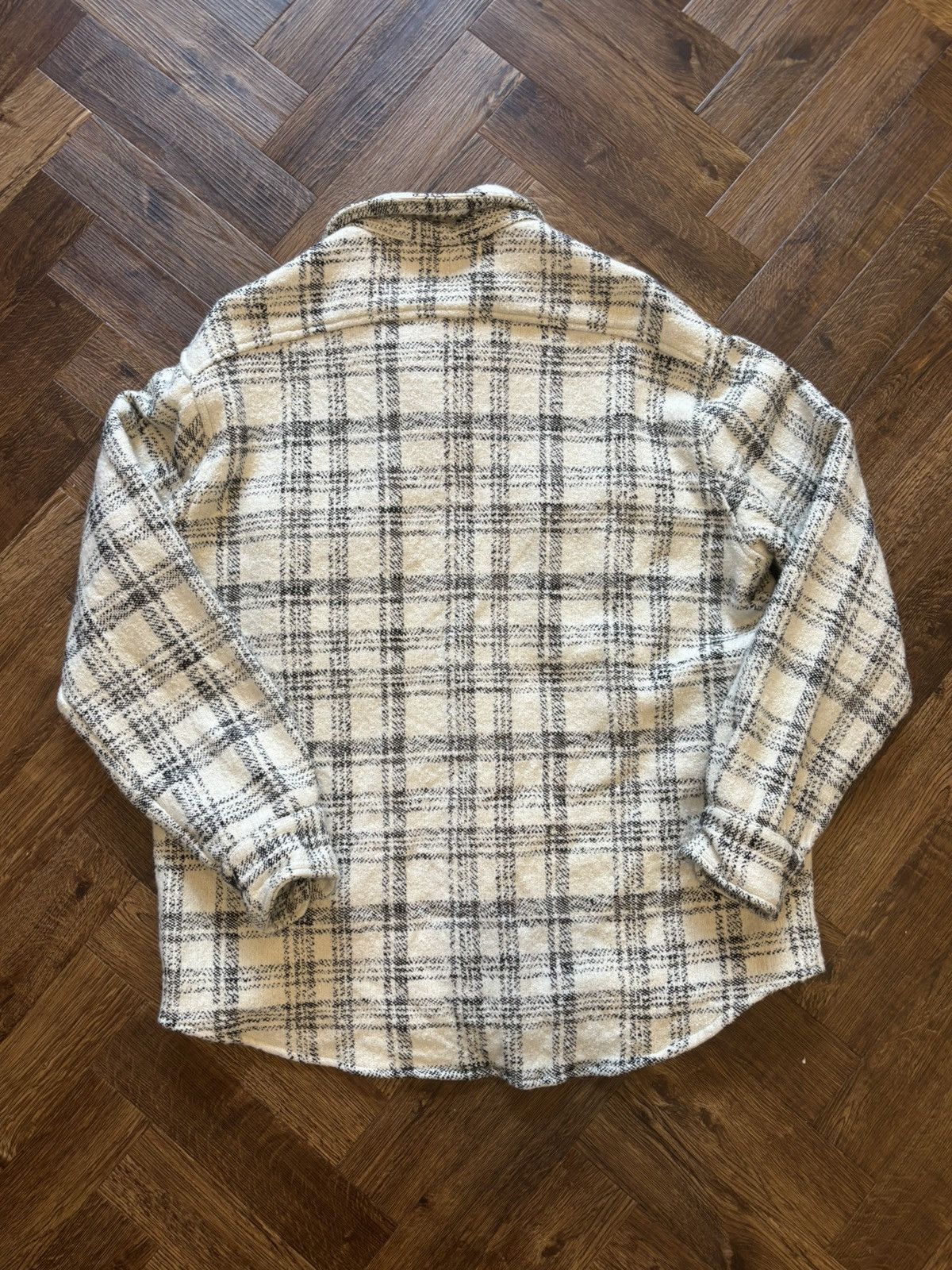 Uniform Studios Uniform/ Depressed Trap Kid Flannel Shirt cut and sewn Size US L / EU 52-54 / 3 - 3 Thumbnail