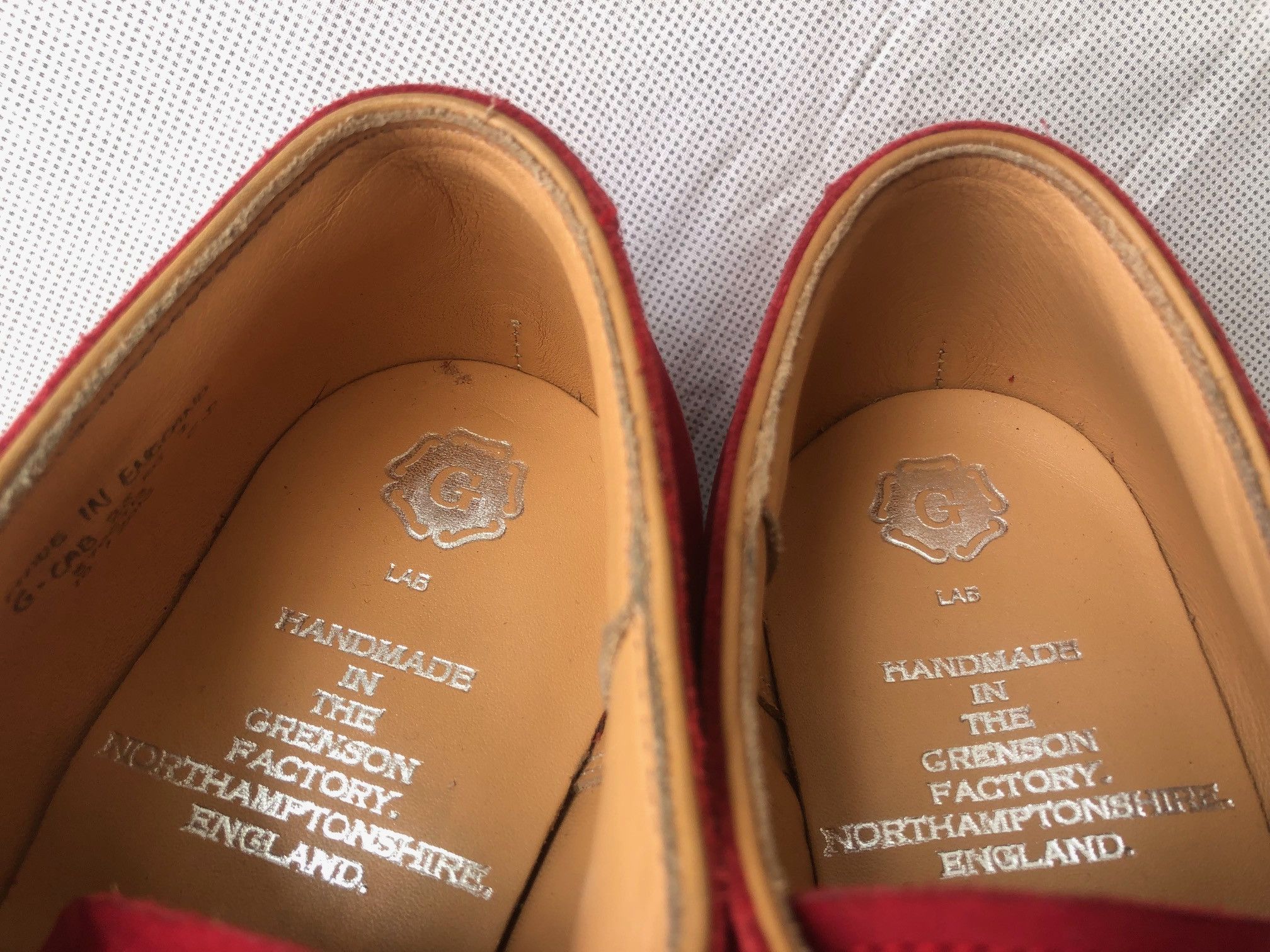 Grenson Grenson Red suede/leather cap toe double monk strap shoes Size US 7 / EU 40 - 8 Thumbnail