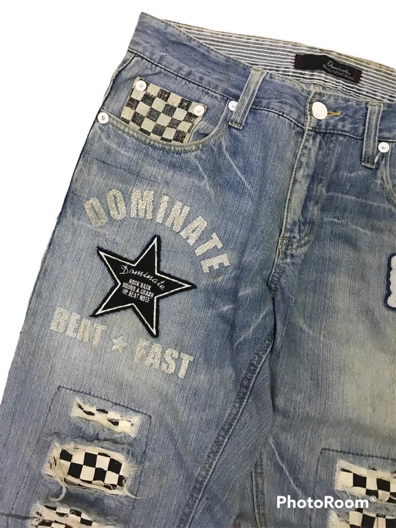 Japanese Brand × Vintage 💥FinalDrop⏰Japanese Brand Distressed Patchwork Daminate Size US 32 / EU 48 - 5 Thumbnail