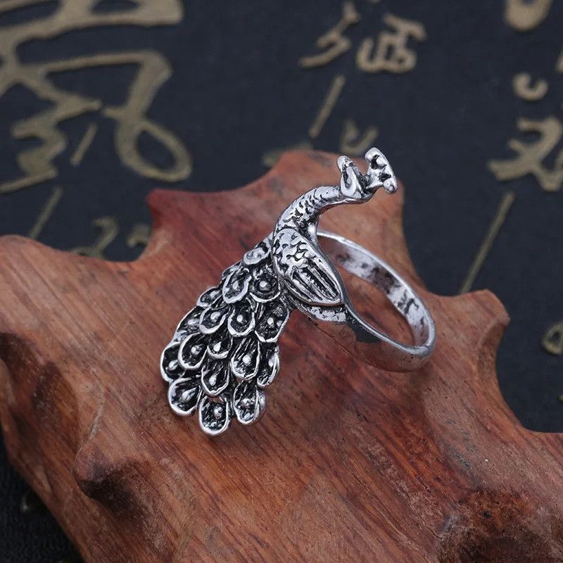 Japanese Brand × Jewelry × Vintage Retro Peacock Ring Size ONE SIZE - 6 Thumbnail