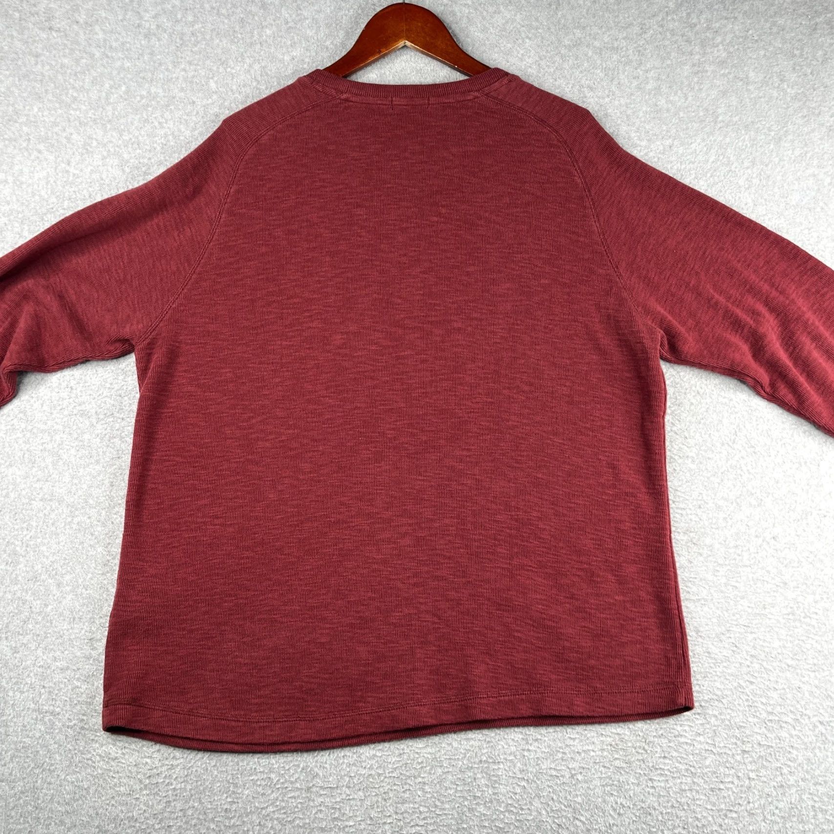 Banana Republic Banana Republic Sweatshirt Crew Neck Mens Large Red Heather Casual Knit Pullover Long Sleeve All Seasons Winter Fall Spring Walking Regular Size US L / EU 52-54 / 3 - 6 Thumbnail