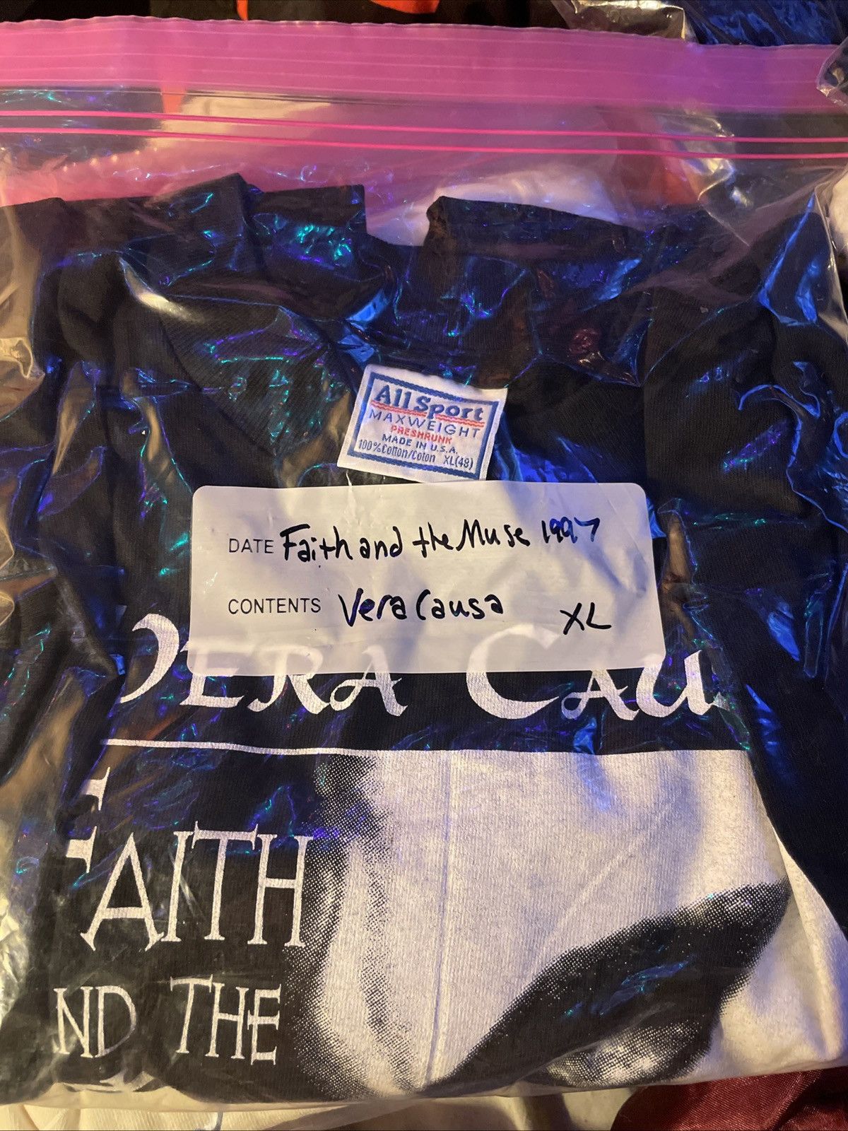 Other Faith and the Muse XL Vera Causa 1997 acoustic evening tee Size US XL / EU 56 / 4 - 3 Thumbnail