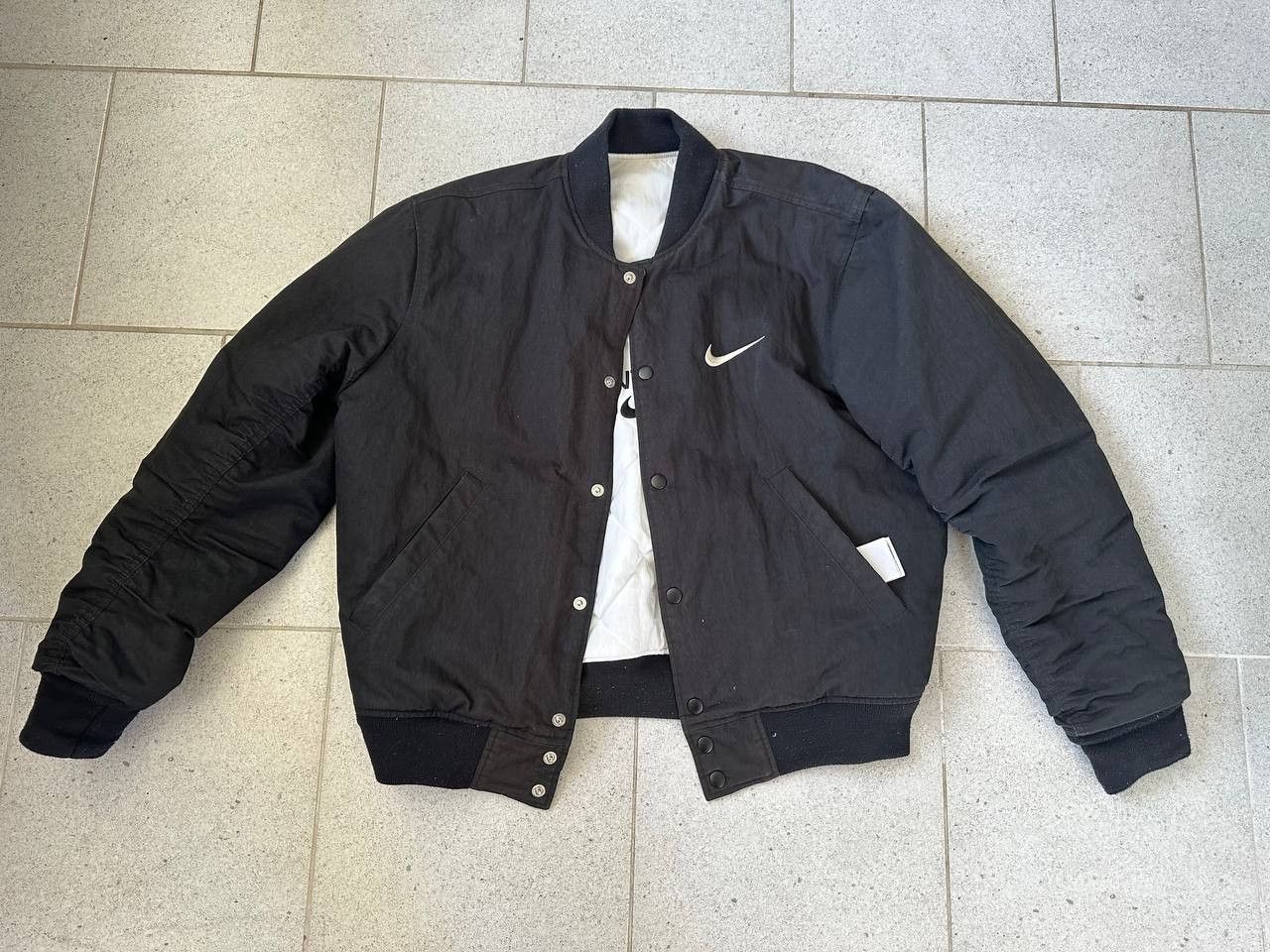 Stussy x Nike Reversible Varsity Jacket Black S