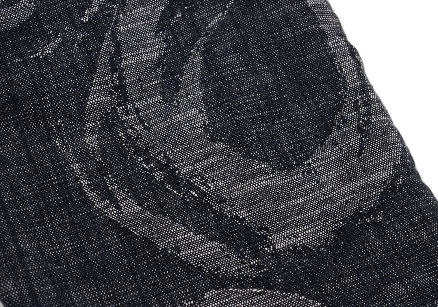 Issey Miyake Cotton Graphic Jacquard Denim Pants in Indigo Off Size US 34 / EU 50 - 14 Thumbnail