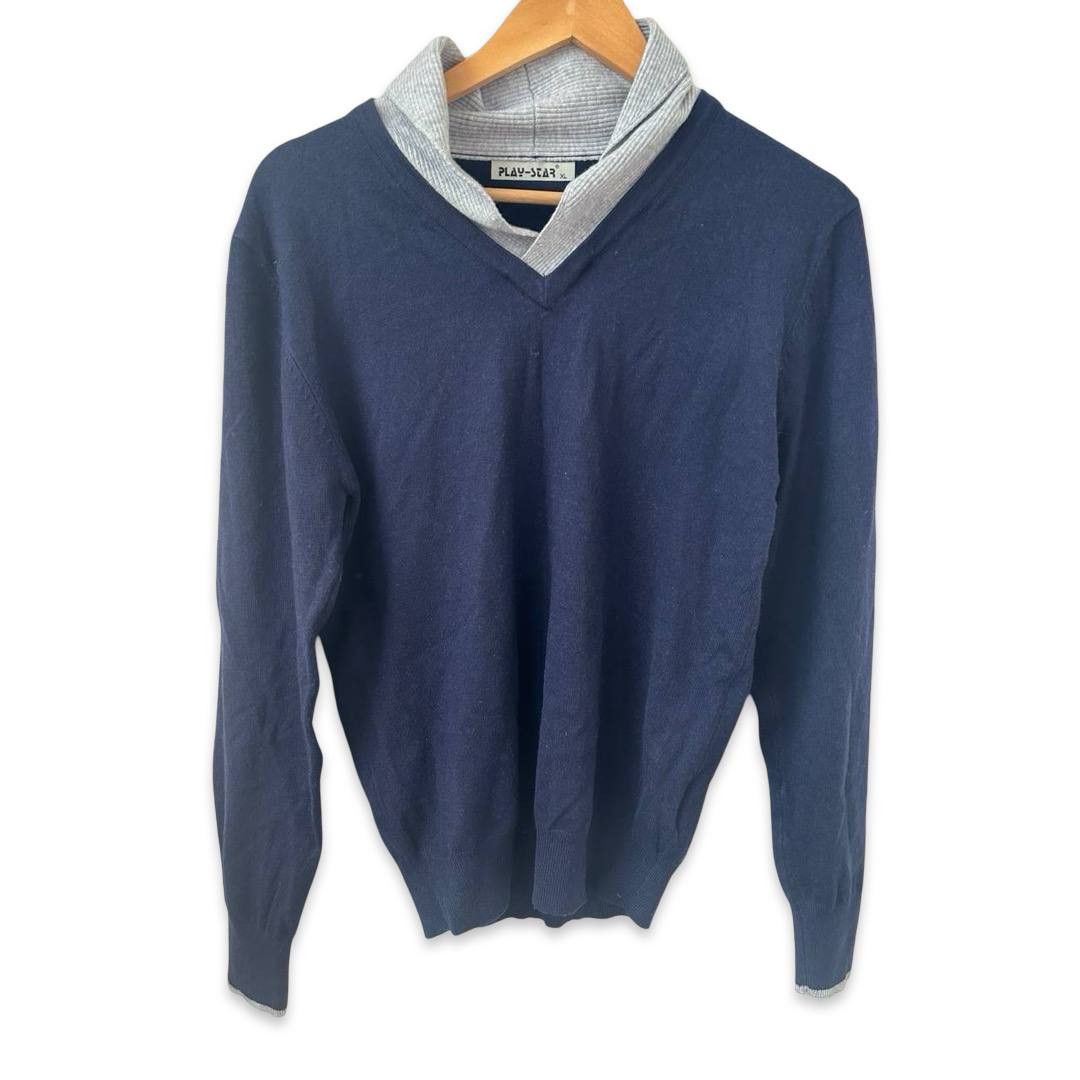 Vintage Play Star wool and cashmere sweater #133 Size XL / US 12-14 / IT 48-50 - 1 Thumbnail