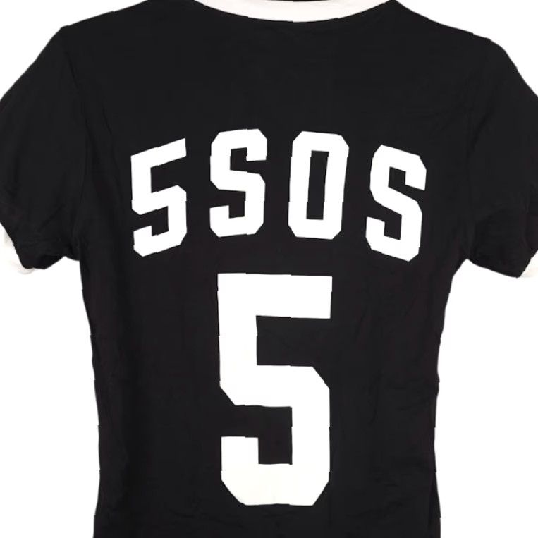 Vintage VINTAGE 5 Seconds Of Summer Shirt Womens Large Black 5SOS Ringer Tee Made In USA Size S / US 4 / IT 40 - 2 Thumbnail