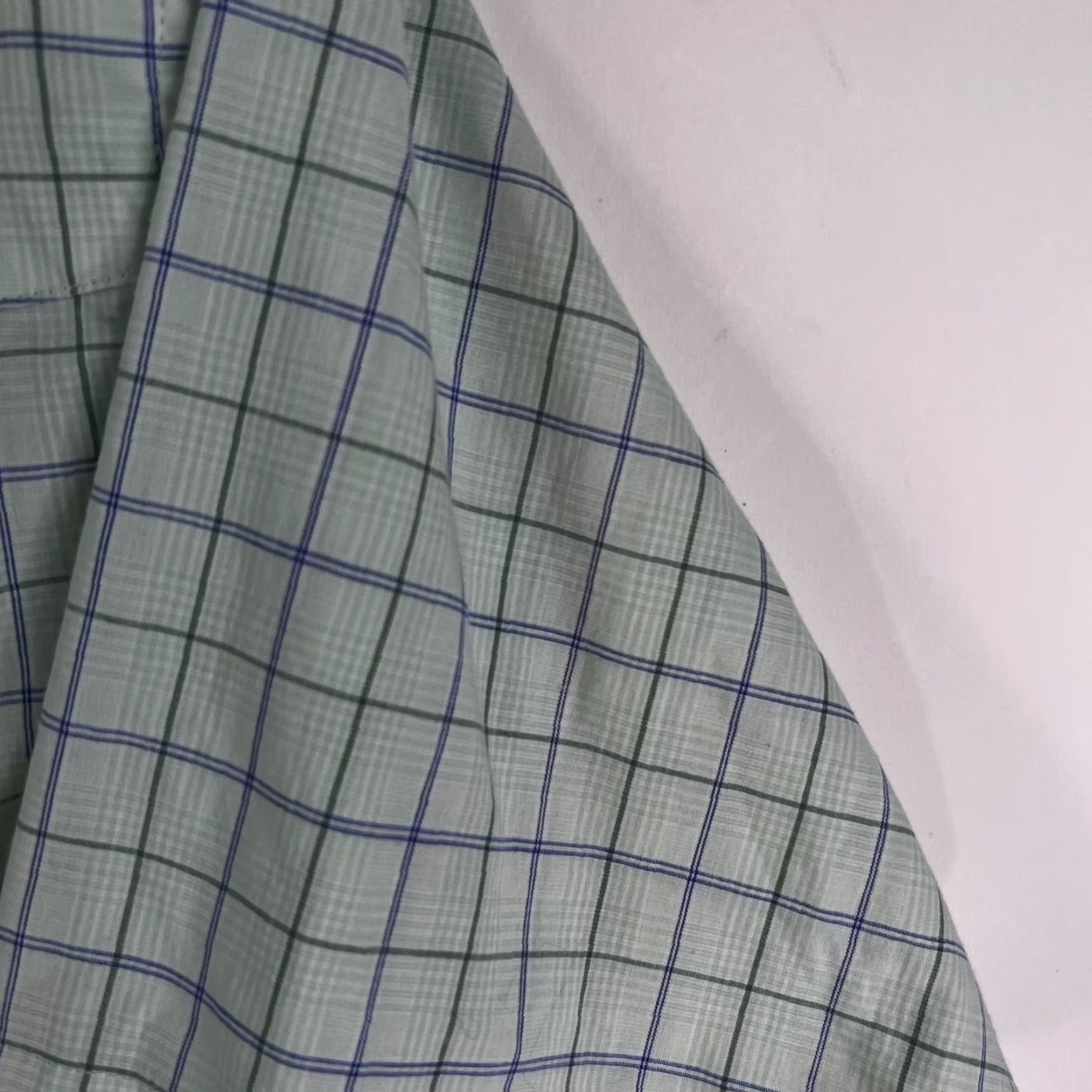 Wrangler Wrangler Pearl Snap Button Short Sleeve Shirt Mens Size 3X Green Check Shirt Size US XXL / EU 58 / 5 - 2 Thumbnail