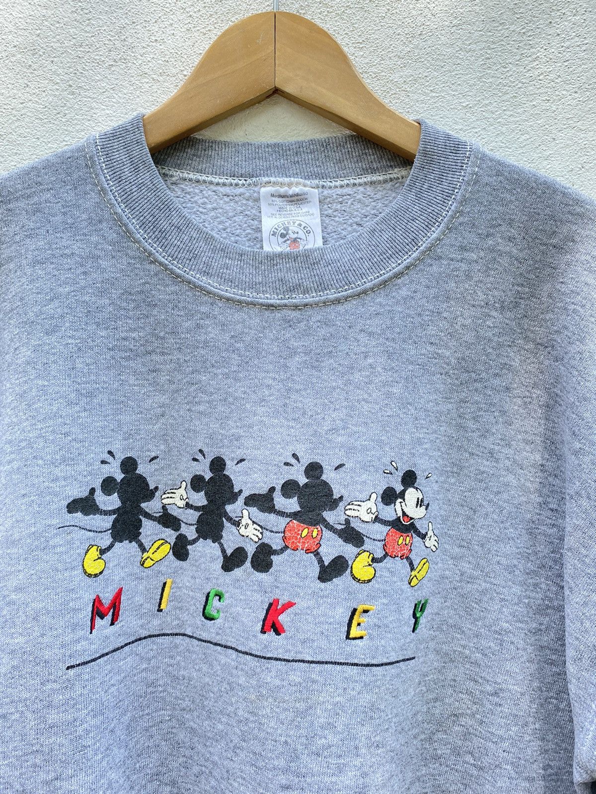 Mickey Mouse Mickey Mouse vintage sweater Size US L / EU 52-54 / 3 - 3 Thumbnail