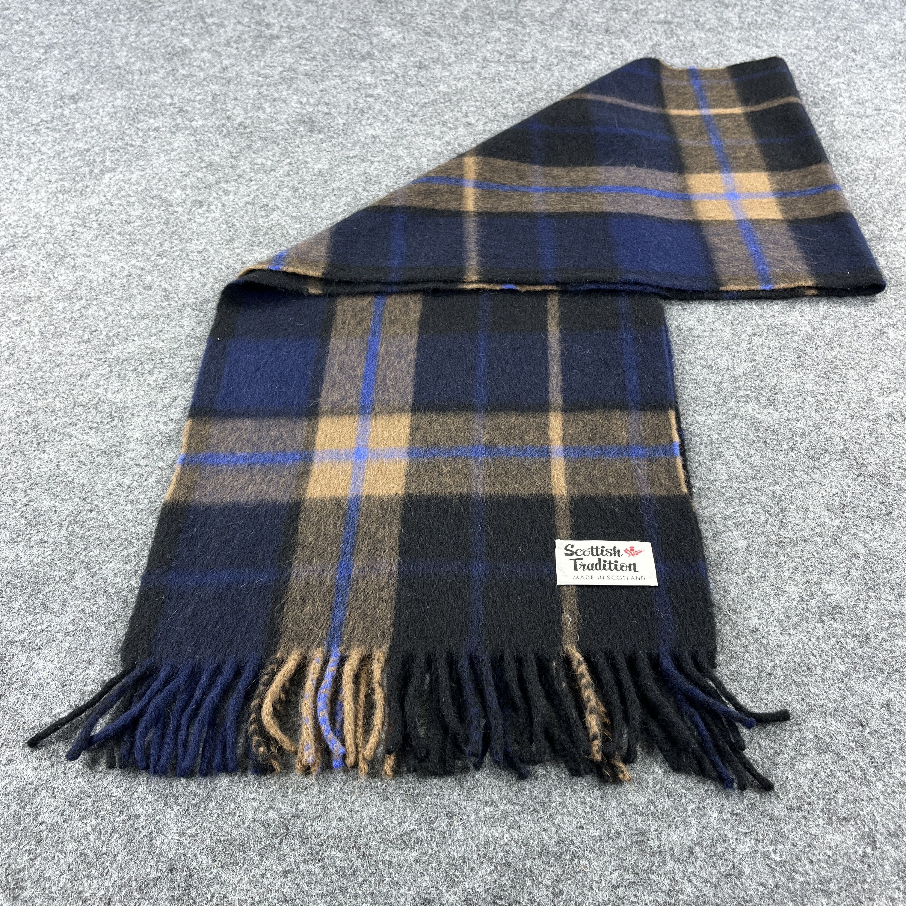 Japanese Brand Scottish Tradition Scarf / Muffler / Neckwear T1196 Size ONE SIZE - 3 Thumbnail