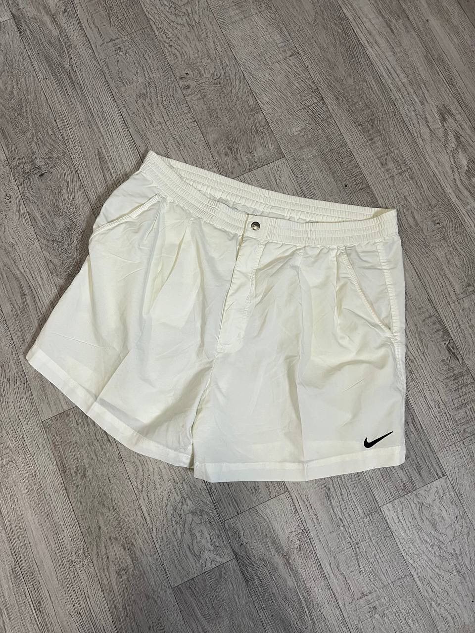 Nike × Vintage Nike swoosh vintage streetwear shorts Size US 36 / EU 52 - 1 Thumbnail