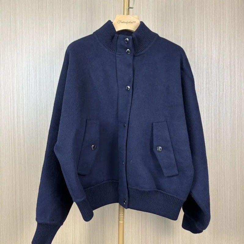 Dior Dior Navy Wool Women's Cardigan 0089 Size M / US 6-8 / IT 42-44 - 1 Thumbnail