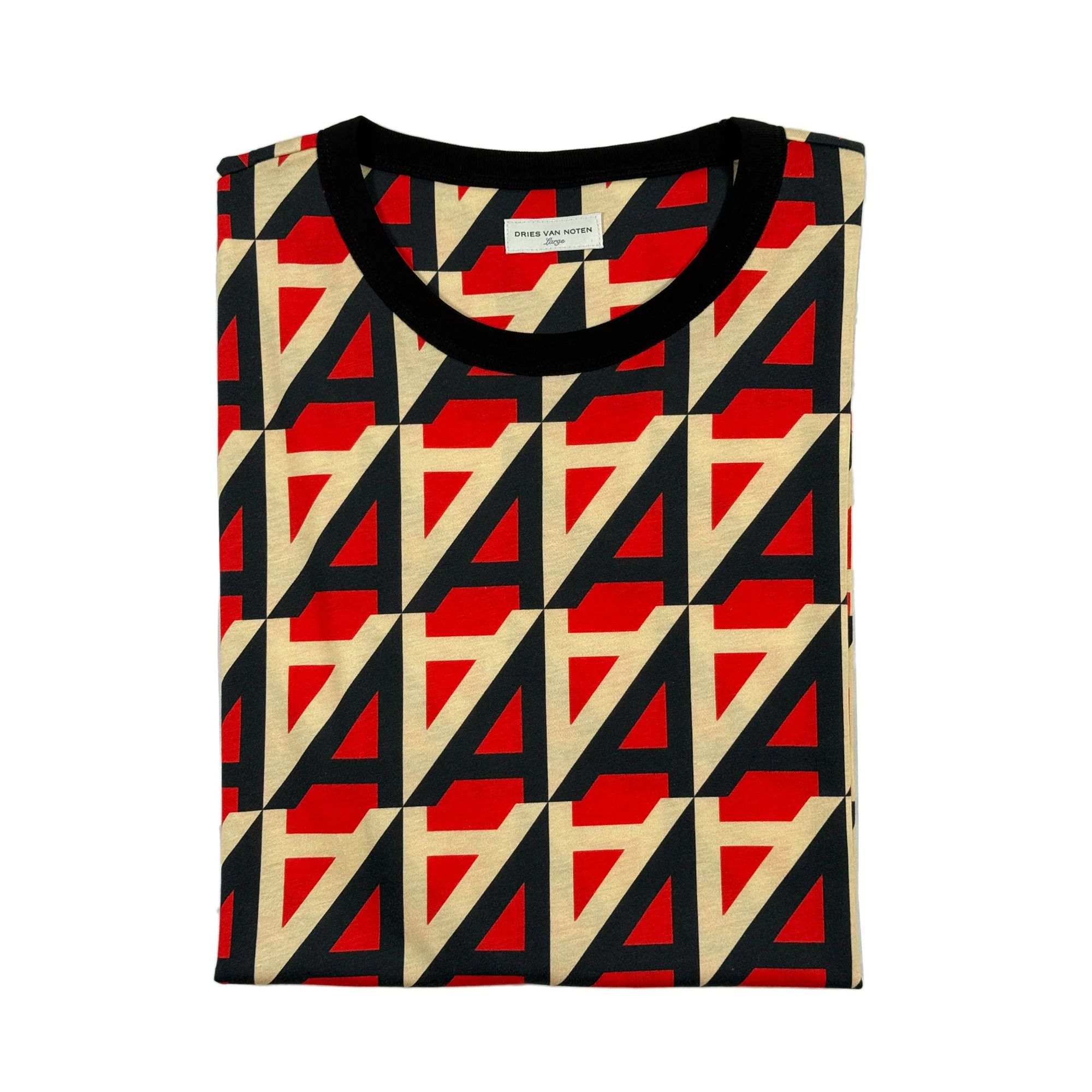 Dries Van Noten Hertz T-shirt - Geometric Print Size US S / EU 44-46 / 1 - 3 Thumbnail