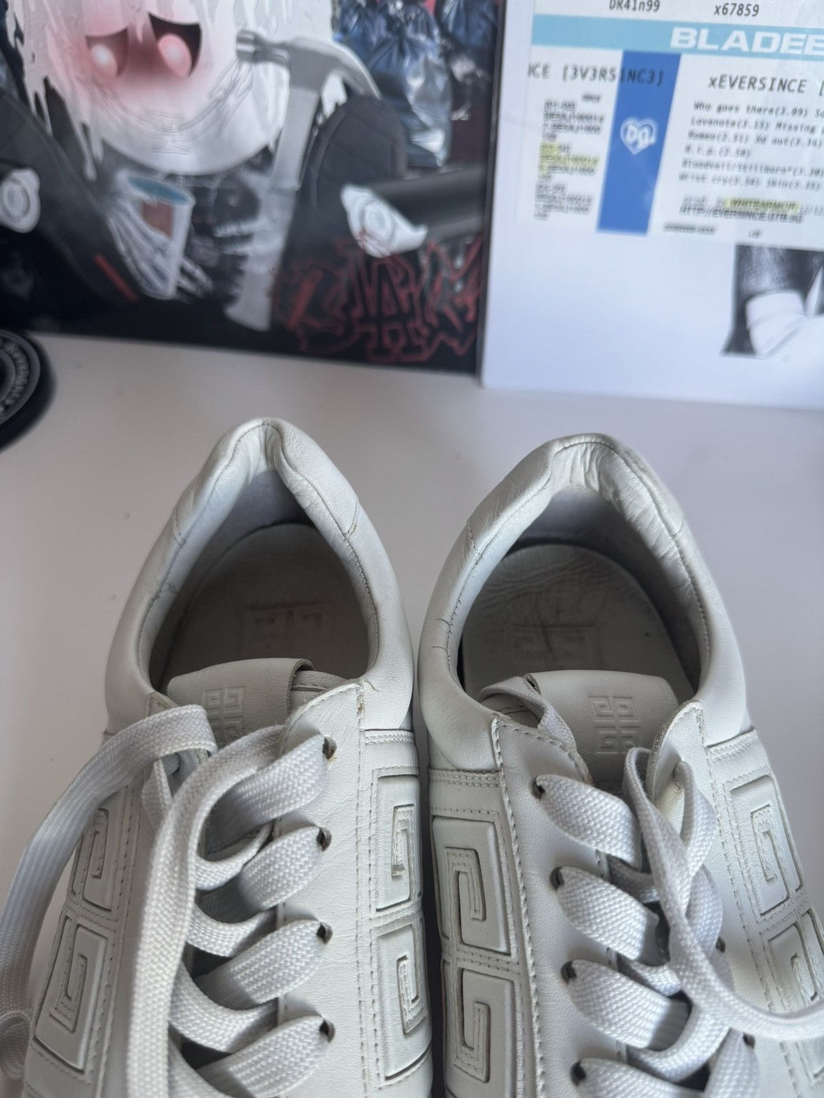 Givenchy Givenchy White 4G Logo Low Sneakers Luxury Designer Size US 9 / EU 42 - 13 Thumbnail