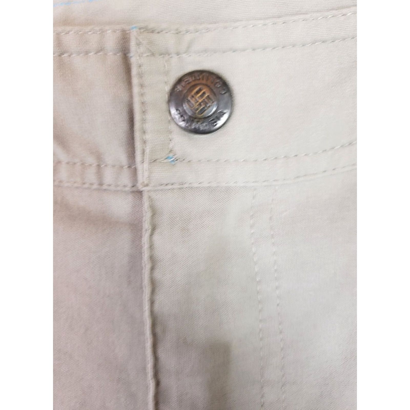 Vintage Columbia Omni Shield Convertible Hiking Pants Tan Khaki 38X32 Mens Regular Nylon Spandex Cargo Pockets Convertible to Shorts Straight Leg Size US 38 / EU 54 - 5 Thumbnail