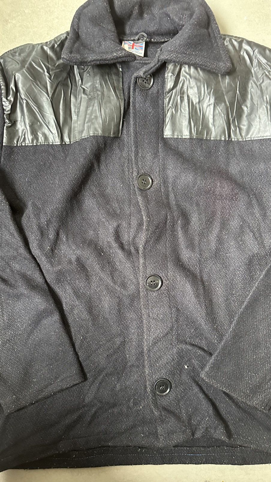 Vintage VINTAGE HEAVY WOOL MADE IN ENGLAND UNDERGORUND JACKET Size US M / EU 48-50 / 2 - 2 Thumbnail