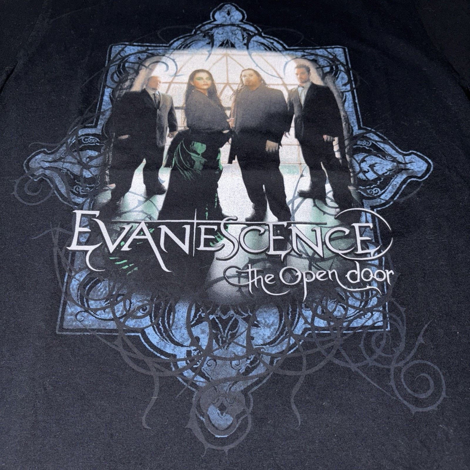 Vintage Evanescence VTG Rock Mall Goth Alternative Open Door SZ L Size US L / EU 52-54 / 3 - 5 Thumbnail