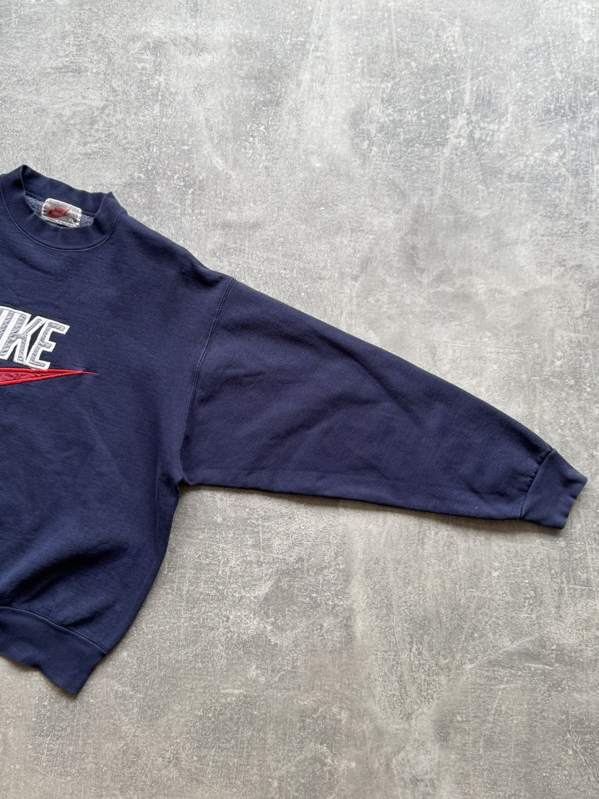Nike Vintage 80s Nike Logo Sweatshirt Size US XL / EU 56 / 4 - 4 Thumbnail