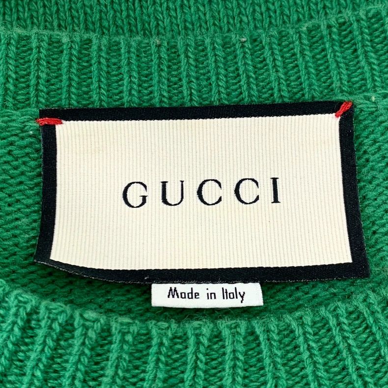 Gucci Gucci Green letter planet inlaid wool round-neck long-sleev Size US S / EU 44-46 / 1 - 6 Thumbnail