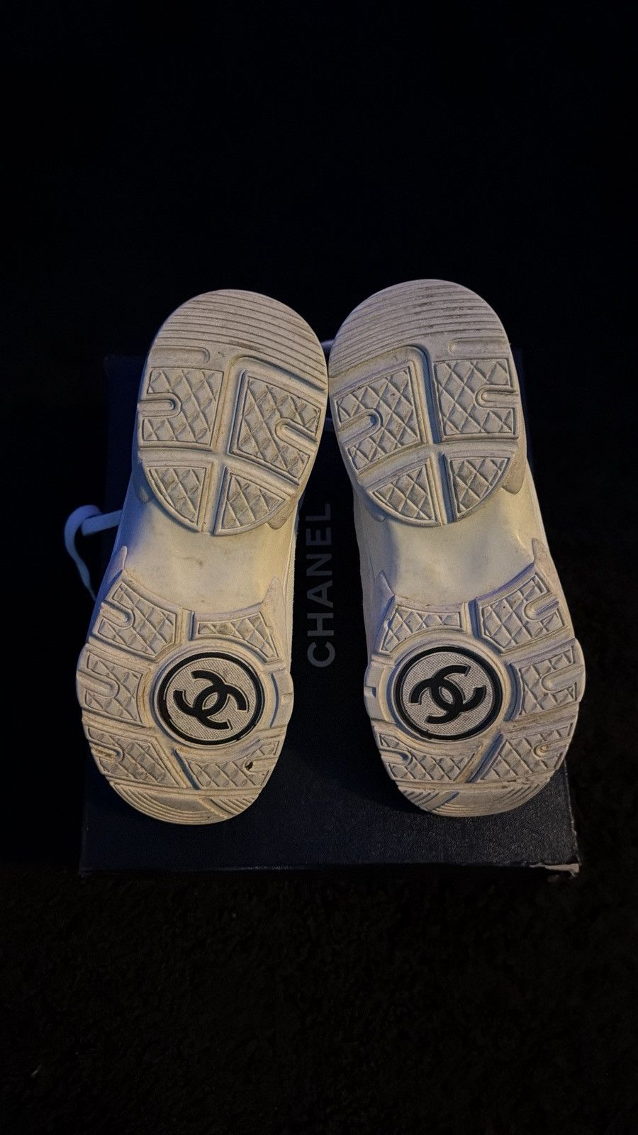 Chanel CHANEL Sneaker Fluo Blue White/Fluo Blue women’s Size US 6.5 / IT 36.5 - 3 Thumbnail