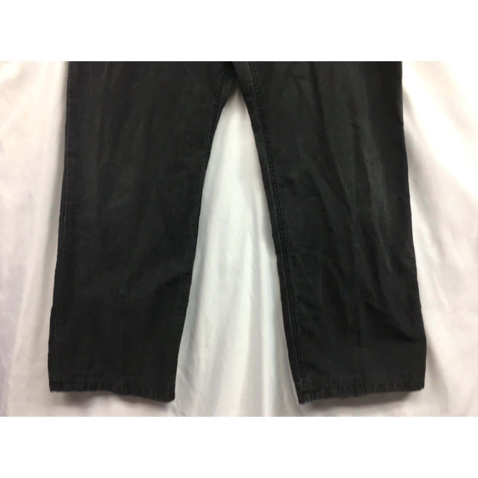 Vintage Alberto Jeans Mens black Denim Straight Pants Lose Fit casual mens 34x29 Size US 34 / EU 50 - 3 Thumbnail