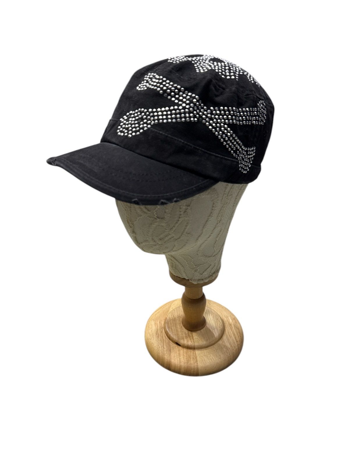 Japanese Brand × Swarovski LARGE SKULL PAINTER CAP Size ONE SIZE - 1 Thumbnail