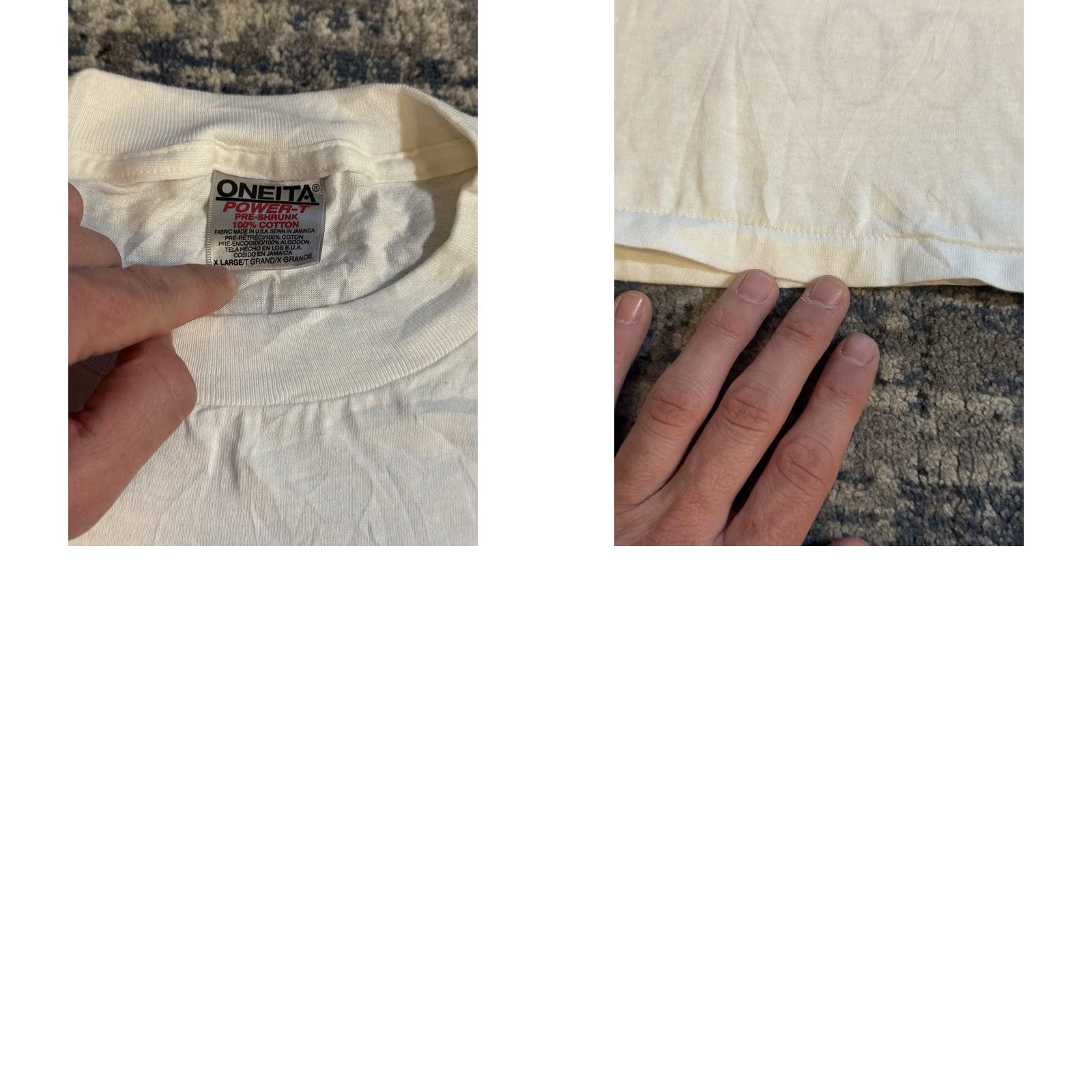 Vintage VINTAGE Spikes Joint 40 Acres And A Mule Spike Lee 1993 Movie Graphic Print Logo Double-Sided Crew Neck Short Sleeve Cotton White T Shirt Sz XL Men Size US XL / EU 56 / 4 - 8 Thumbnail