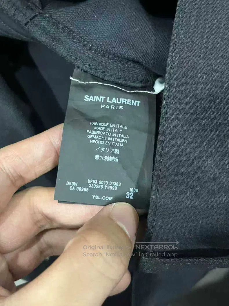 Saint Laurent Paris Saint Laurent Paris size M Zipper Biker Leather Pants Size US 32 / EU 48 - 8 Thumbnail